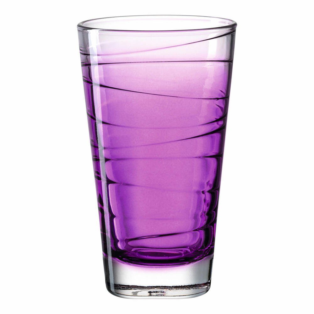 LEONARDO Glas Vario Struttura violett 280 ml, Glas