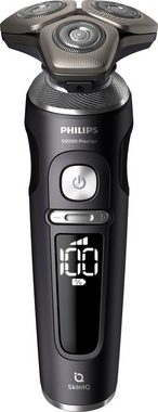 Philips Elektrorasierer Series 9000 Prestige SP9840/32, Reinigungsstation, Aufsätze: 1, Etui, mit SkinIQ Technologie