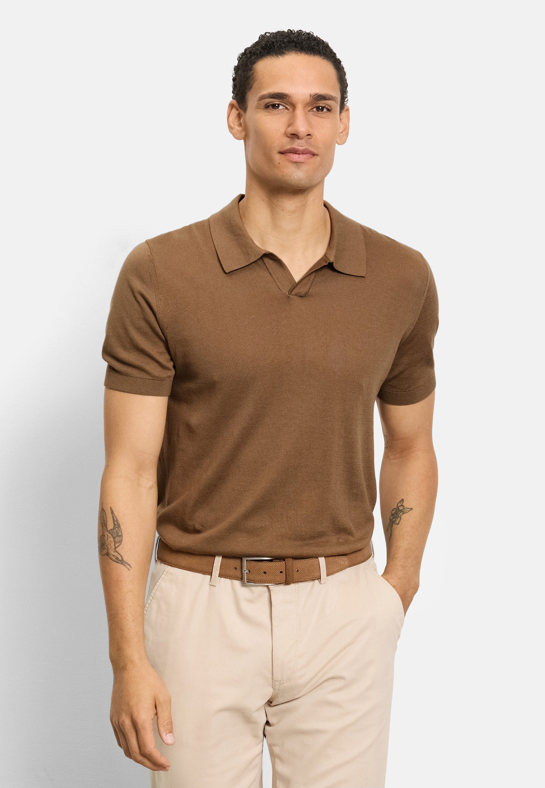 OLYMP Poloshirt OLYMP Casual Strick günstig online kaufen