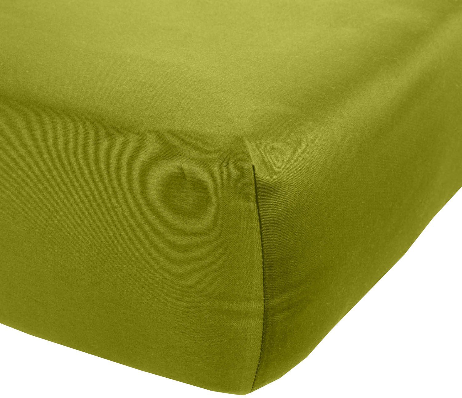 BETTWAESCHE-MIT-STIL Spannbettlaken Mako Satin Spannbettlaken, Matratzenhöh günstig online kaufen