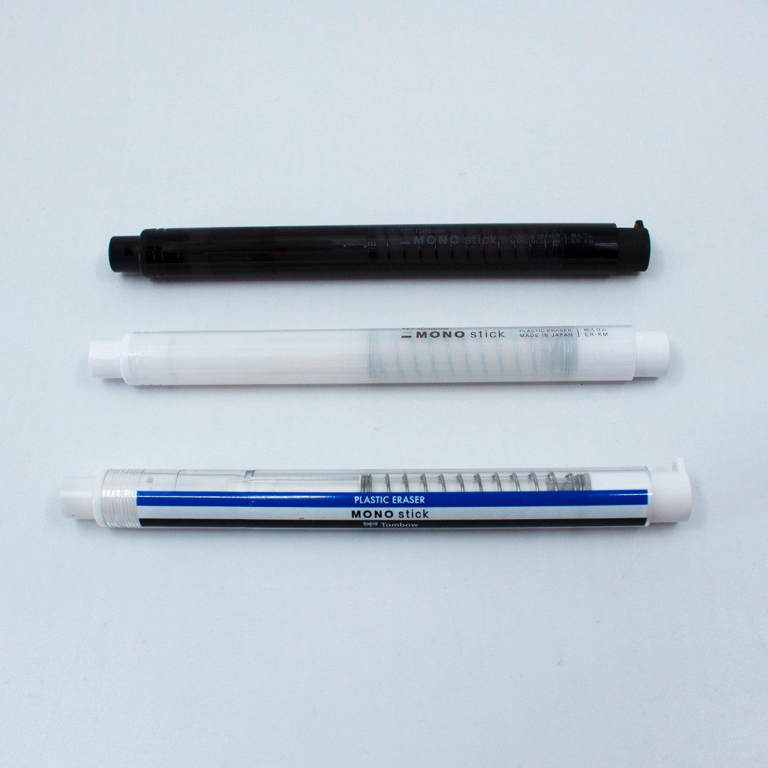 TOMBOW Radiergummi MONO stick, Radierstift, runde 6,7 mm Spitze, nachfüllbar