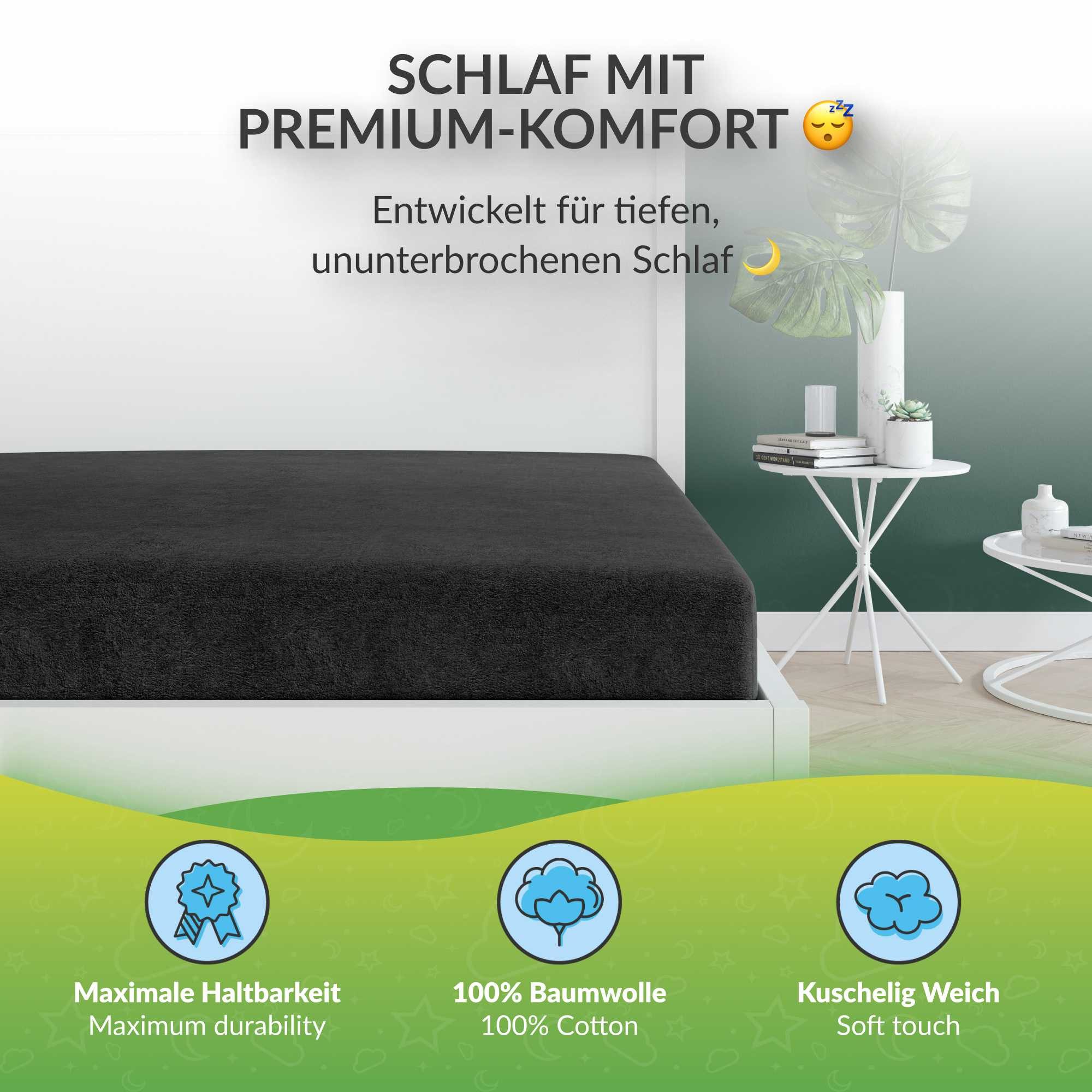 etérea Himmlische Qualität Spannbettlaken Flanell Spannbetttuch günstig online kaufen