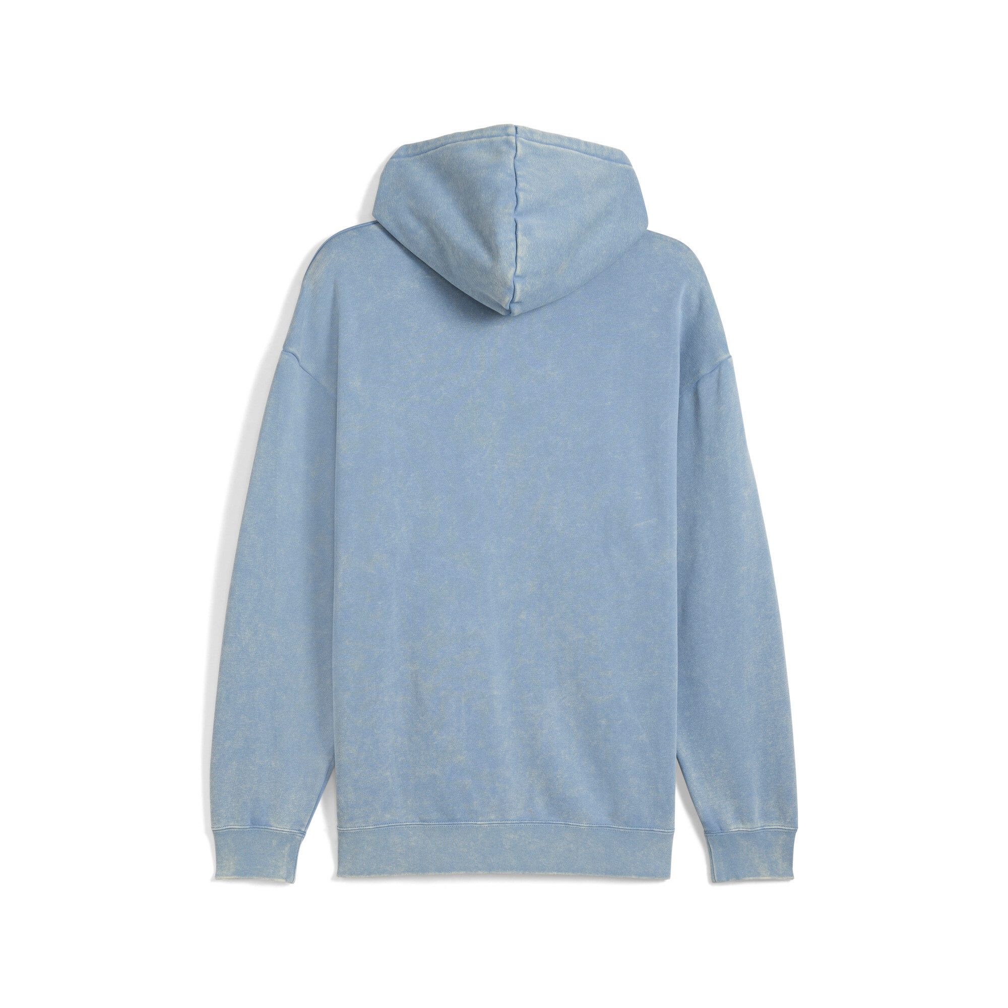 PUMA Kapuzensweatshirt ESS ELEVATED RELAXED WASH HOODIE FL für sportlichen und lässigen Look, aus weicher Baumwollmischung