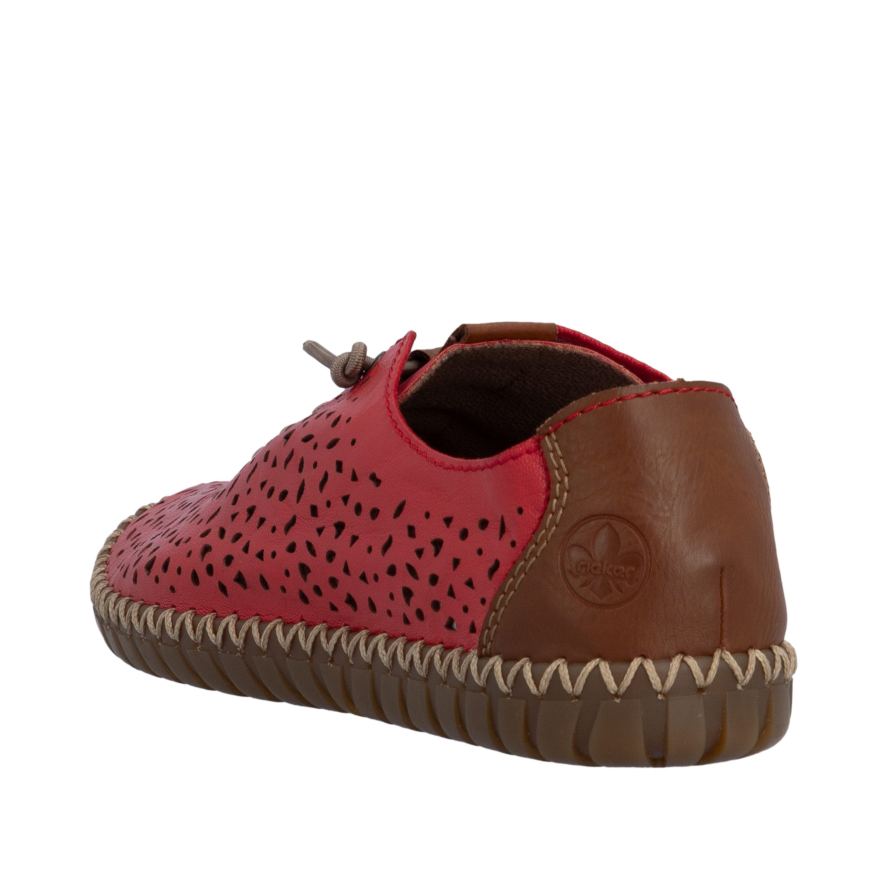 Rieker Slipper Schlupfschuh, Halbschuh, Barfußschuh mit Perforation günstig online kaufen