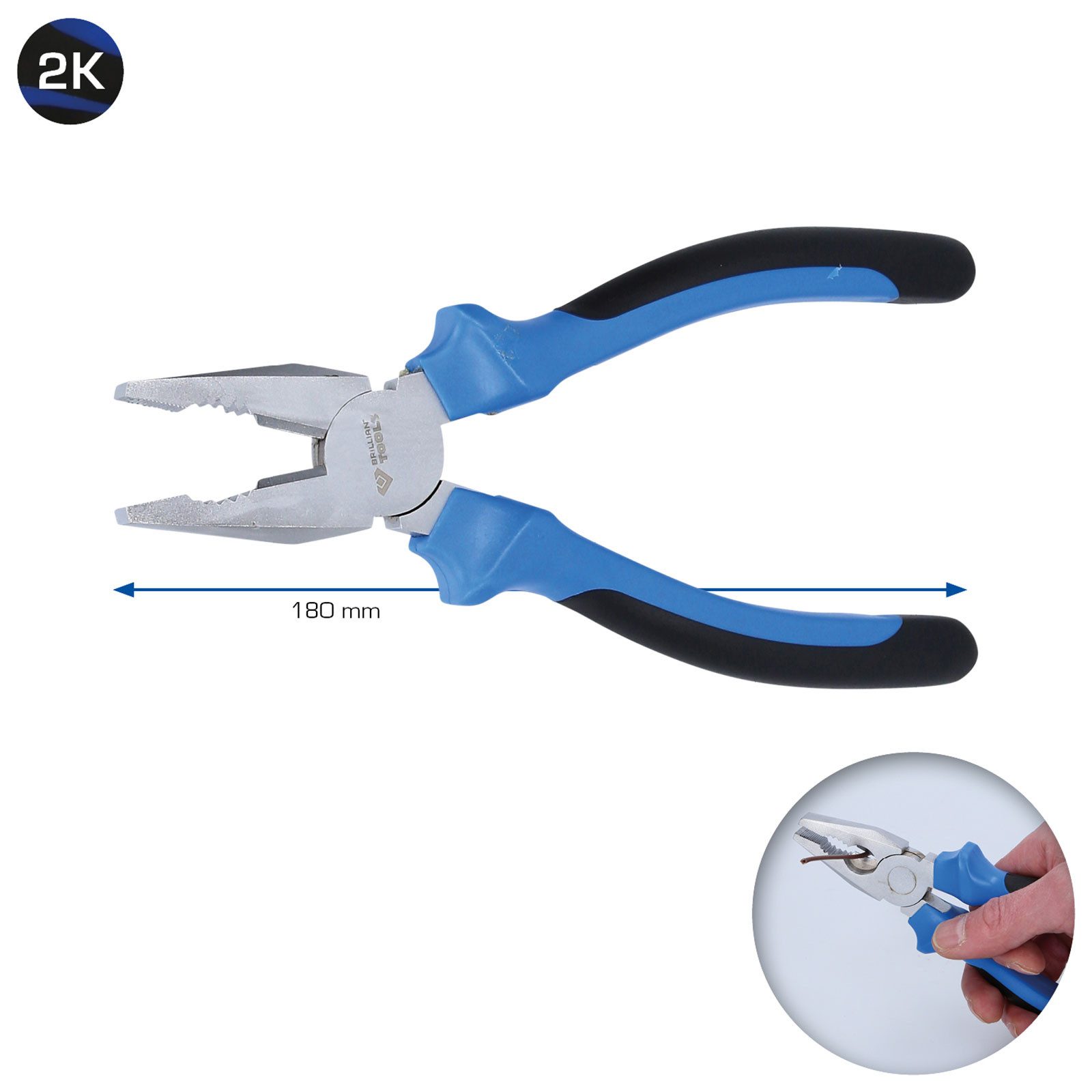 Thumbnail - Brilliant Tools Kombizange BRILLIANT TOOLS Kombizange 160 mm - BT060901