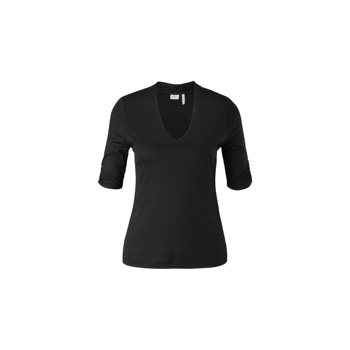s.Oliver LABEL (1-tlg) BLACK schwarz kombi s.Oliver T-Shirt