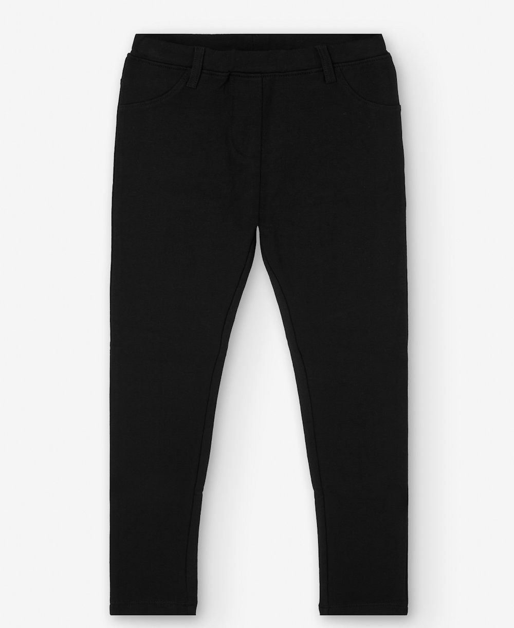 LOSAN Thermoleggings Losan Mädchen Sweat Jeggings angeraut schwarz (1-tlg., kein Set)