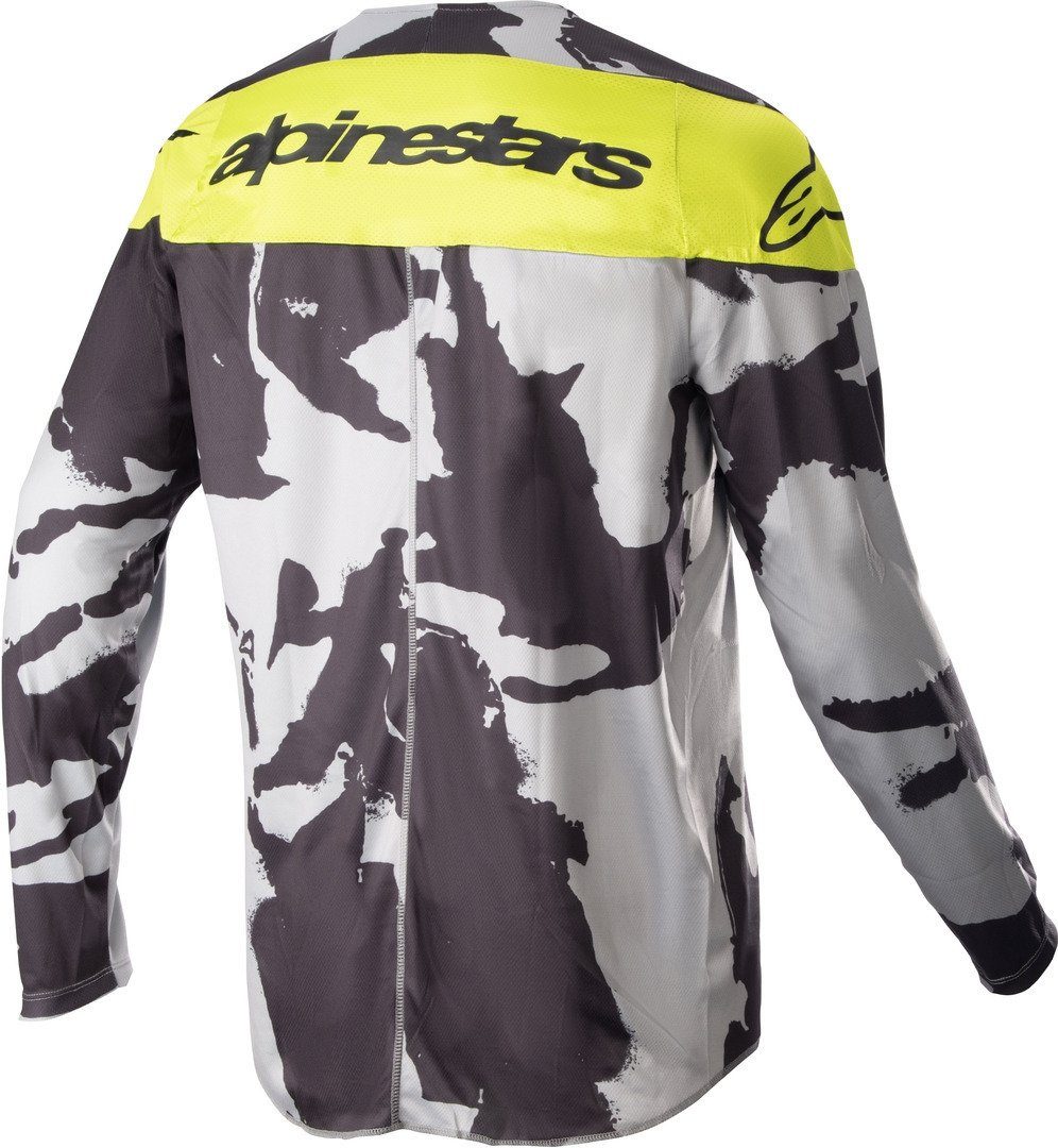 Jersey Motorradjacke Alpinestars 2023 Racer Tactical Jugend Grey/Yellow Motocross
