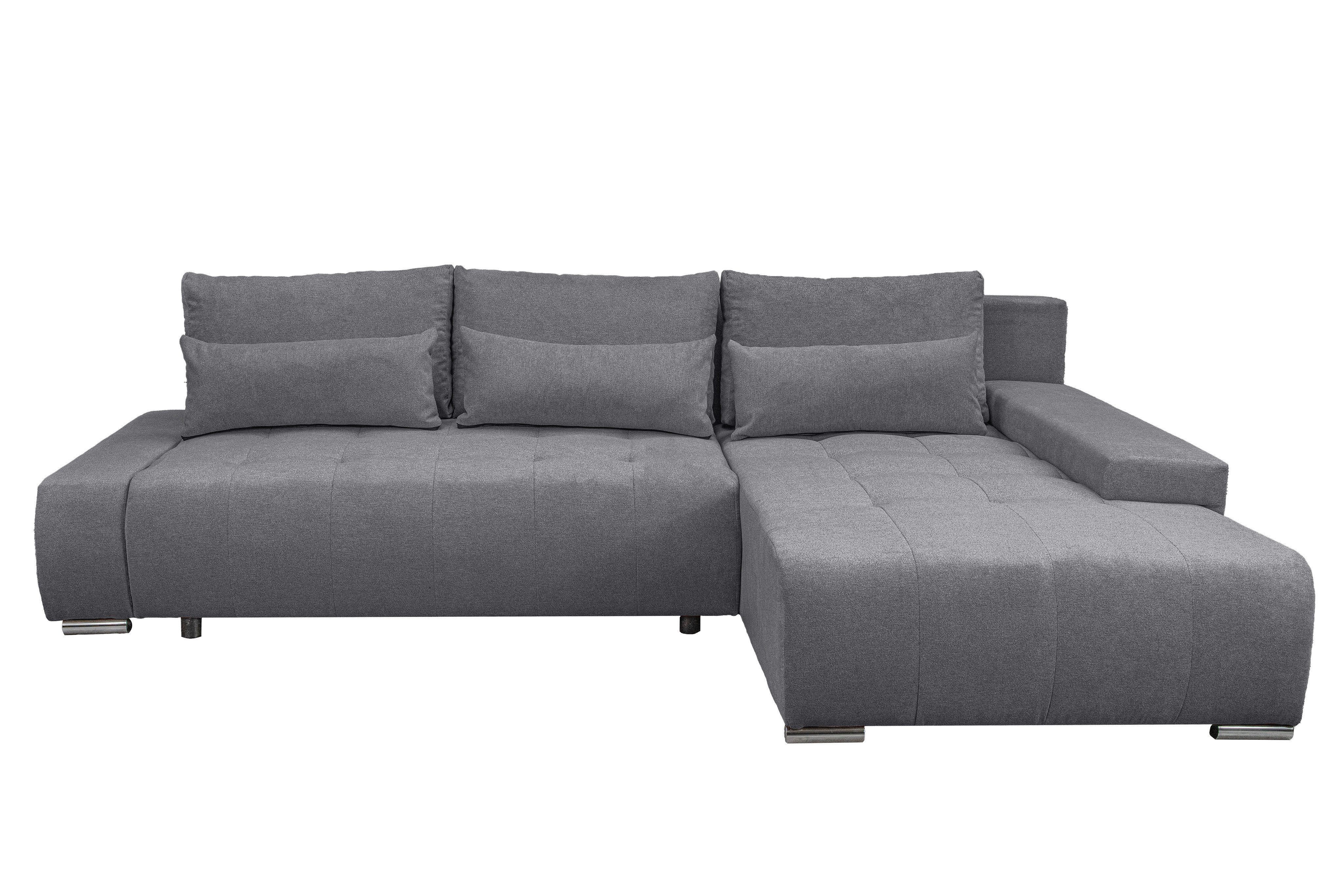 storez24 Ecksofa Kelly, mit Bettkasten und Schlaffunktion, L-Form, bequem günstig online kaufen