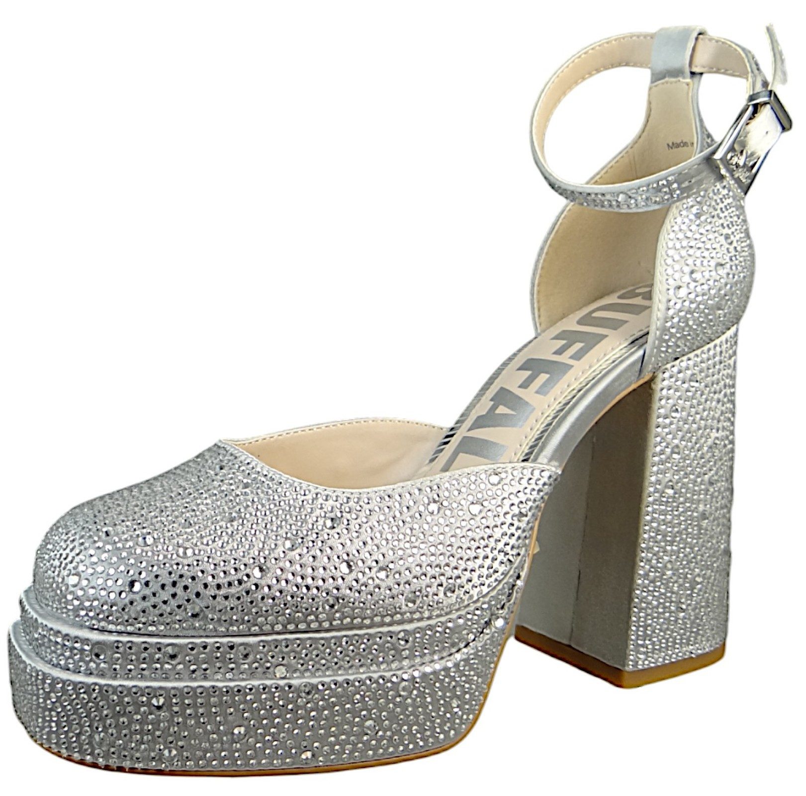 Buffalo 1290180 May Dorsay Vegan Silver Туфли