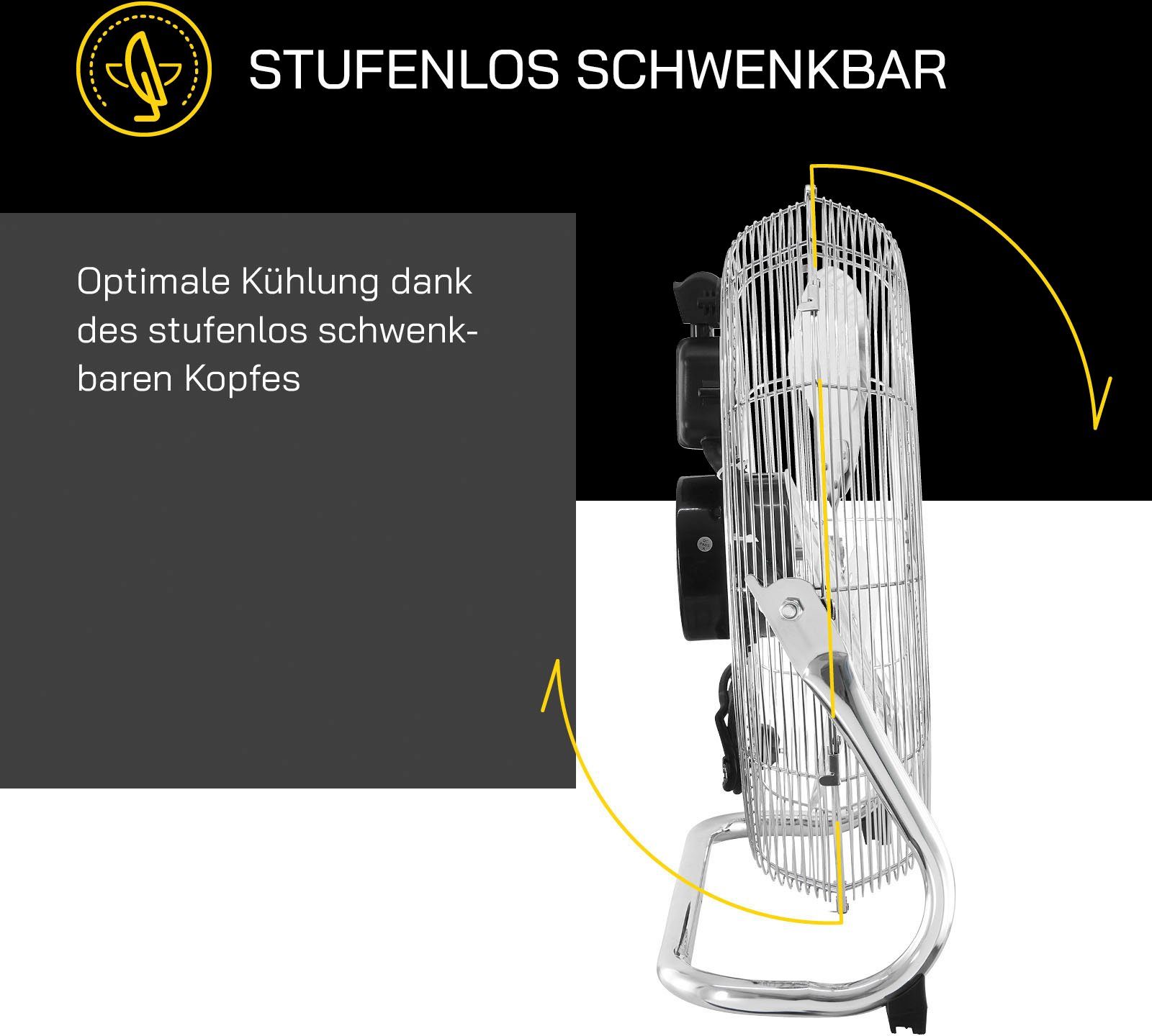 Bodenventilator cm, 100 edelstahlfarben W ch, Ø Gutfels Leistung, Vollmetall, 37059 VB 50