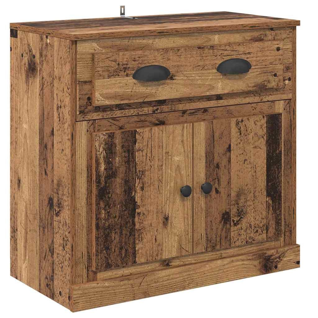 vidaXL Highboard Highboard Altholz 70 x 35,5 x 67,5 cm Holzwerkstoff (1 St)