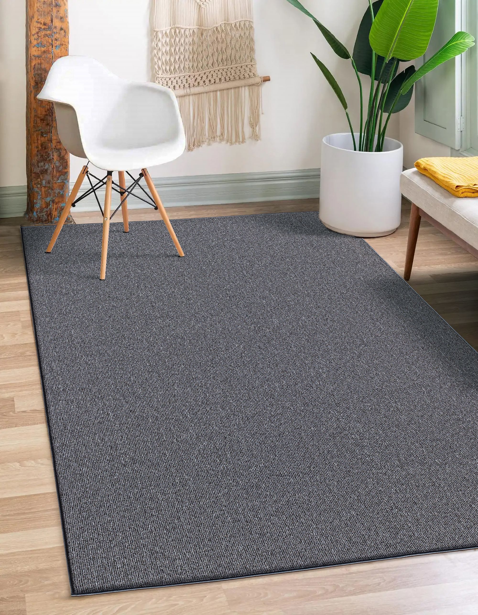 the carpet Teppich Natal, rechteckig, Höhe: 5 mm, Wohnzimmer Teppich robust Filz-Rücken