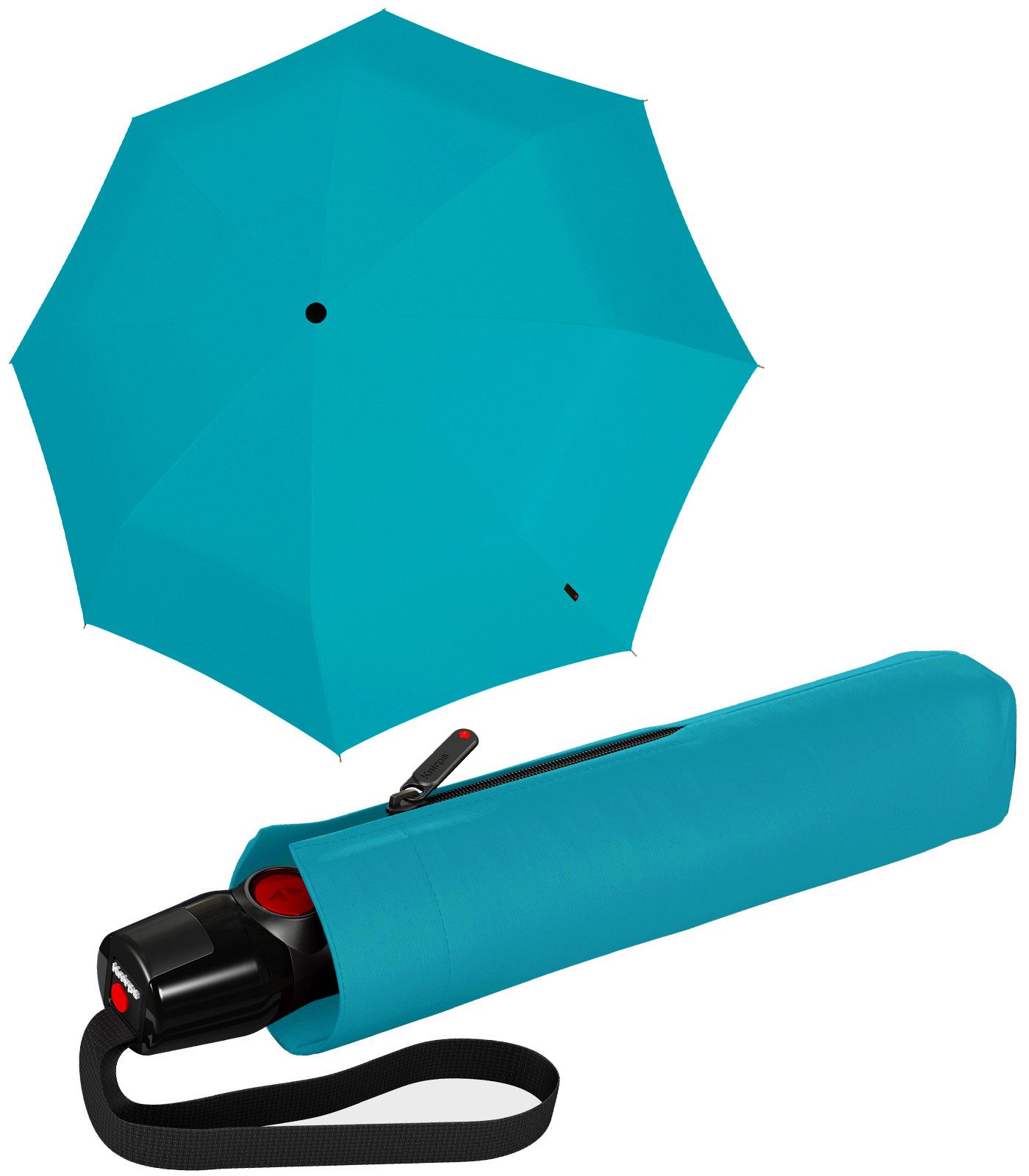 Knirps® Taschenregenschirm T.200 Duomatic mit leichtgängiger Auf-Zu-Automatik, mit Schirmhülle mit Reißverschluss