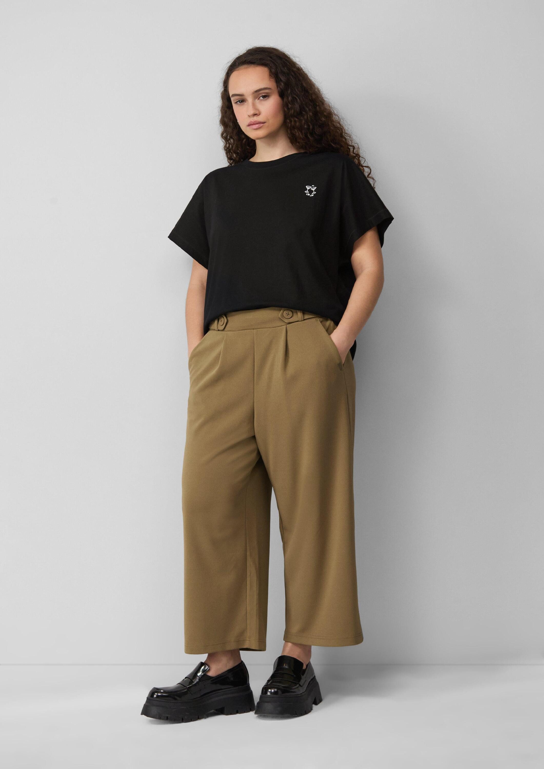 QS Culotte Hose Culotte aus Interlockjersey