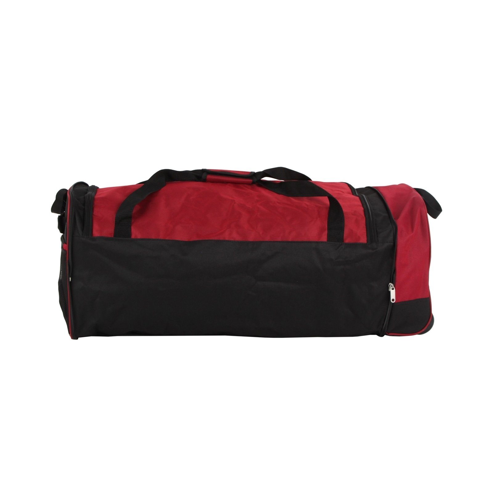 NTK-Collection Reisetasche Reisetasche auf Rollen Rochester Schwarz Rot (Stück, 1-tlg., 1 Reisetasche), Sporttasche