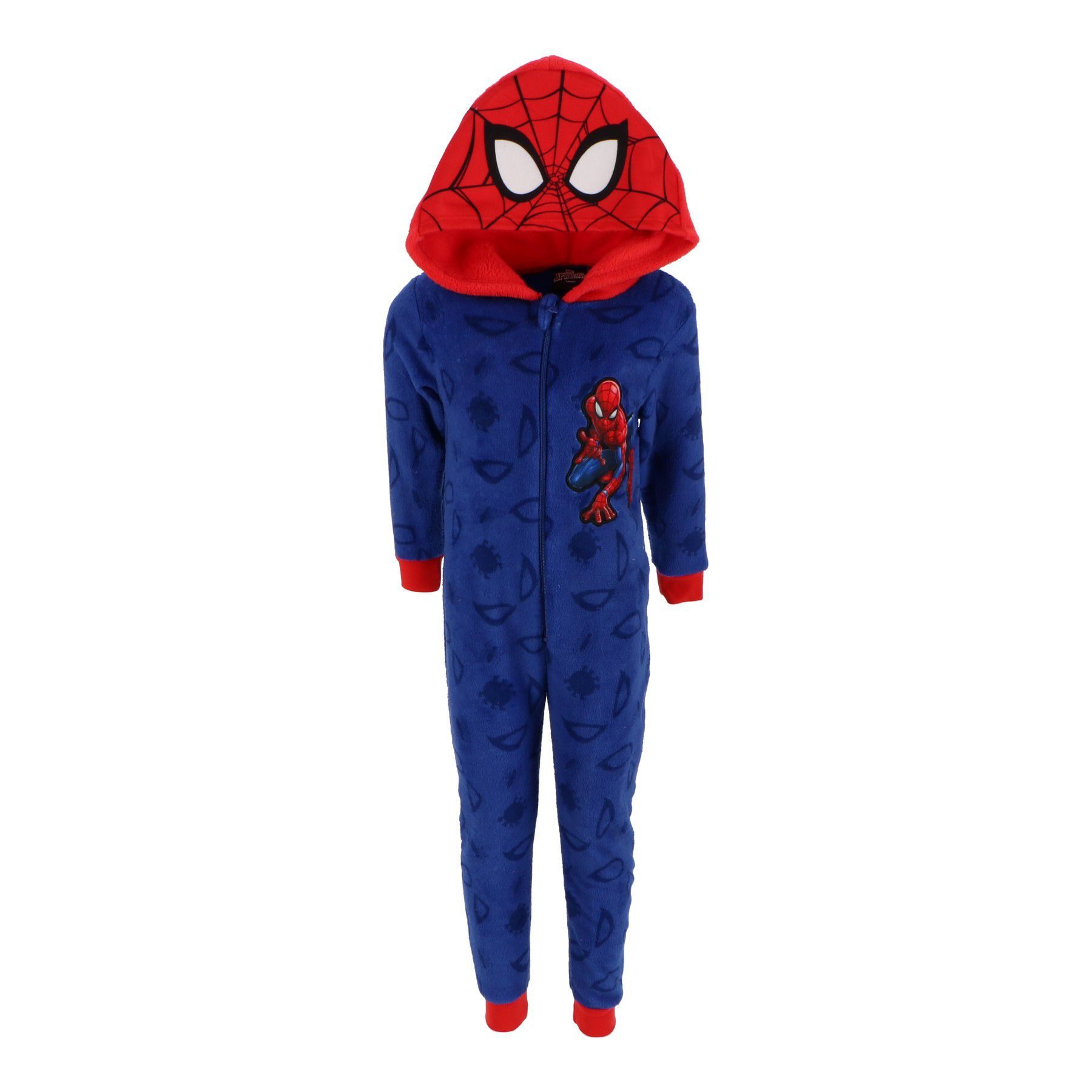 Spiderman Strampler Spiderman Schlafanzug Fleece Onesie Strampler Einteiler für Kinder