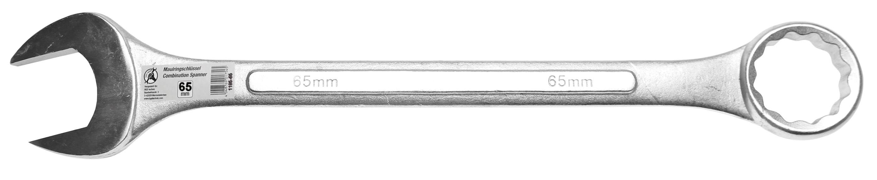 BGS Maulschlüssel mm 65 Maul-Ringschlüssel, technic SW