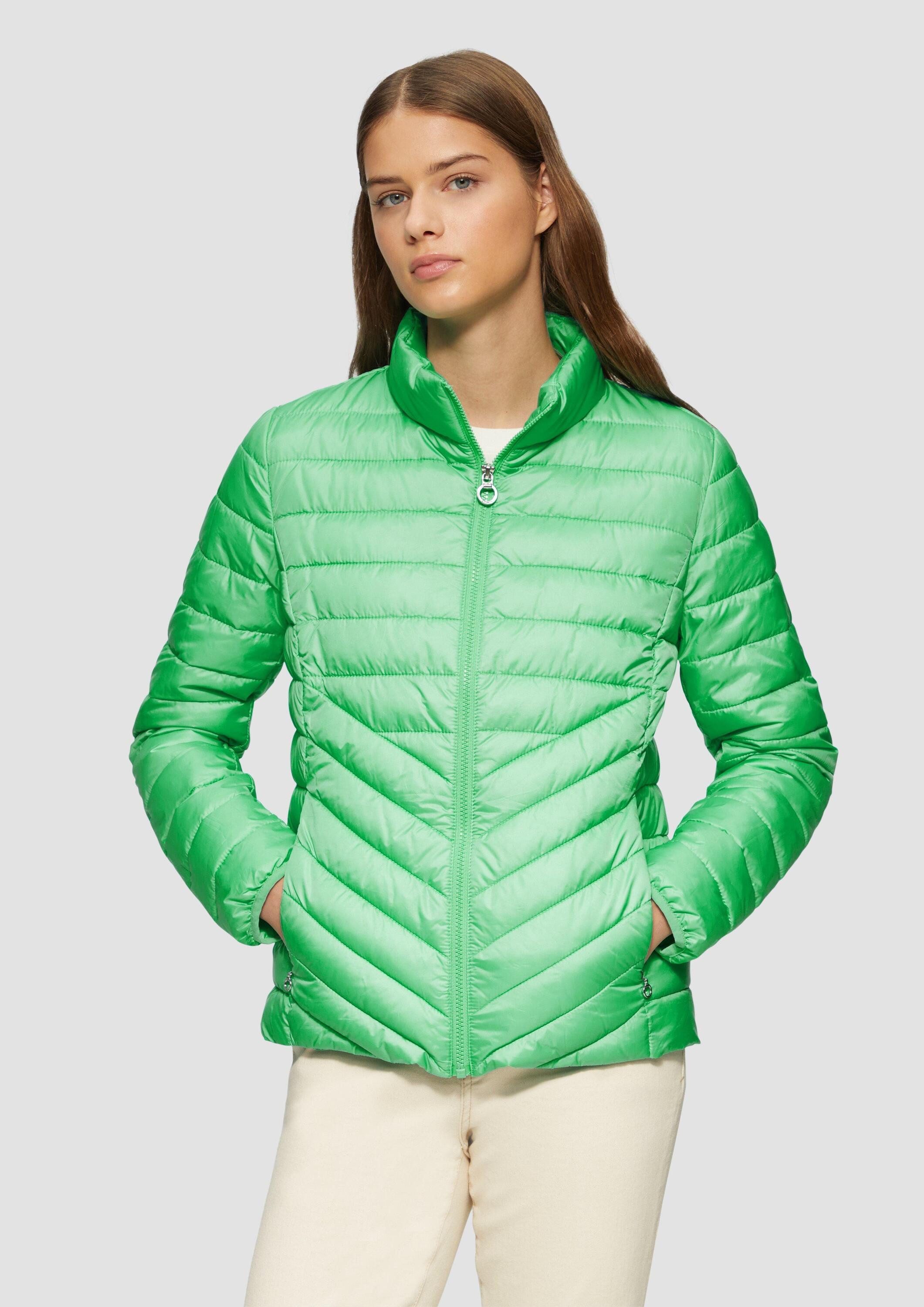 s.Oliver Funktionsjacke Outdoor-Jacke Leichte Steppjacke mit Stehkragen günstig online kaufen