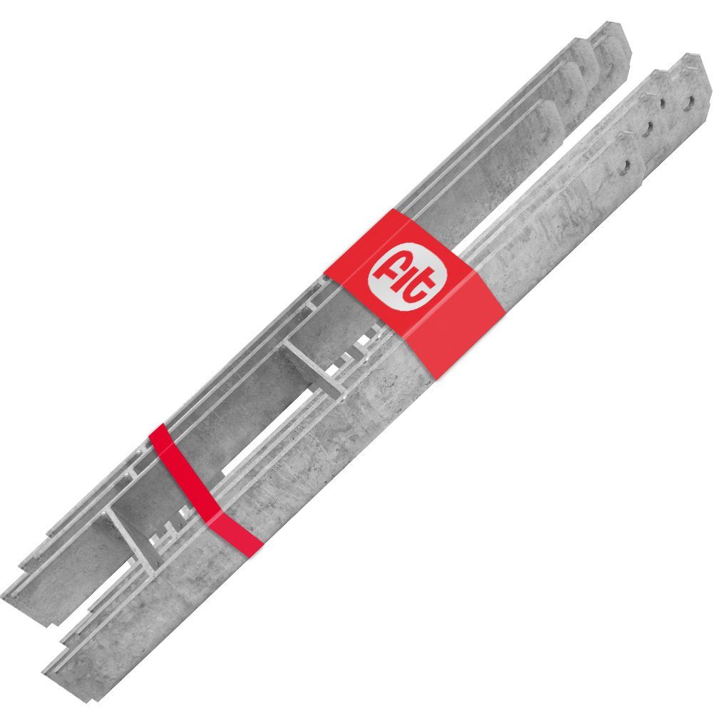Wickey H-Pfostenanker MasterLock H-Bodenanker – Für Klettergeräte der Fit Serie, für Wickey Fit-Serie, Einbetonieren + Verschraubung, (stabile Verankerung für hohe Beanspruchung, 8-St., Verfügbare Sets: 2er, 4er, 5er, 6er, 8er – passend je nach Gerät), extrem witterungsbeständig, einfache Montage