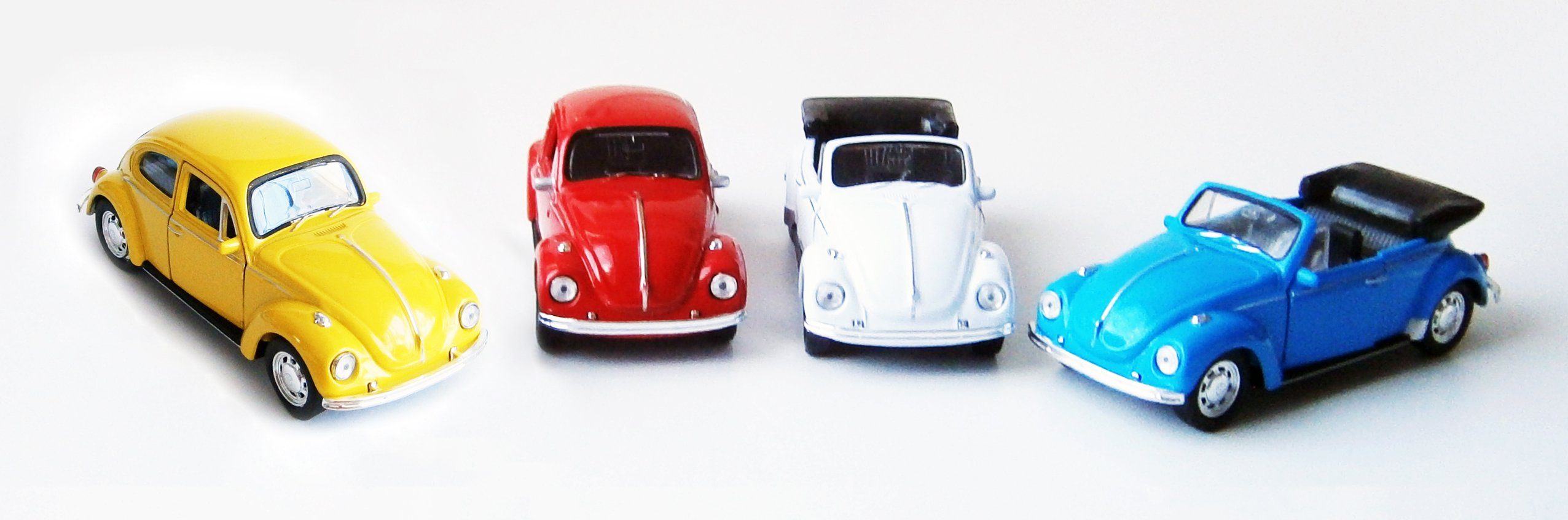 Welly Modellauto VOLKSWAGEN BEETLE Käfer VW Modellauto Modell 137 (Cabrio Blau), Auto Spielzeugauto Kinder Geschenk