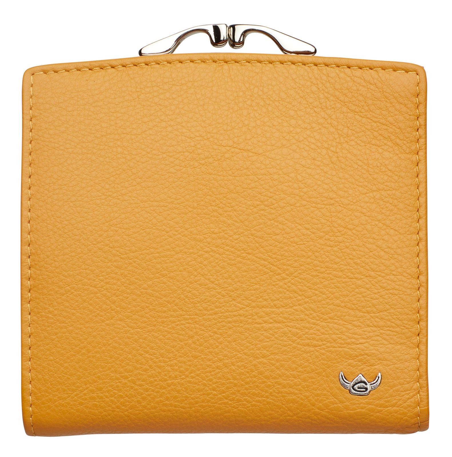 Golden Head Portamonete In Piena Pelle Cayenne Con Protezione RFID – Color Cream - 3
