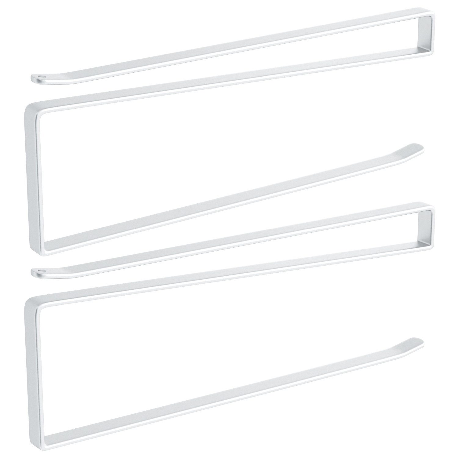 Intirilife Küchenrollenhalter, (2x Papierrollenhalterung in Weiß günstig online kaufen