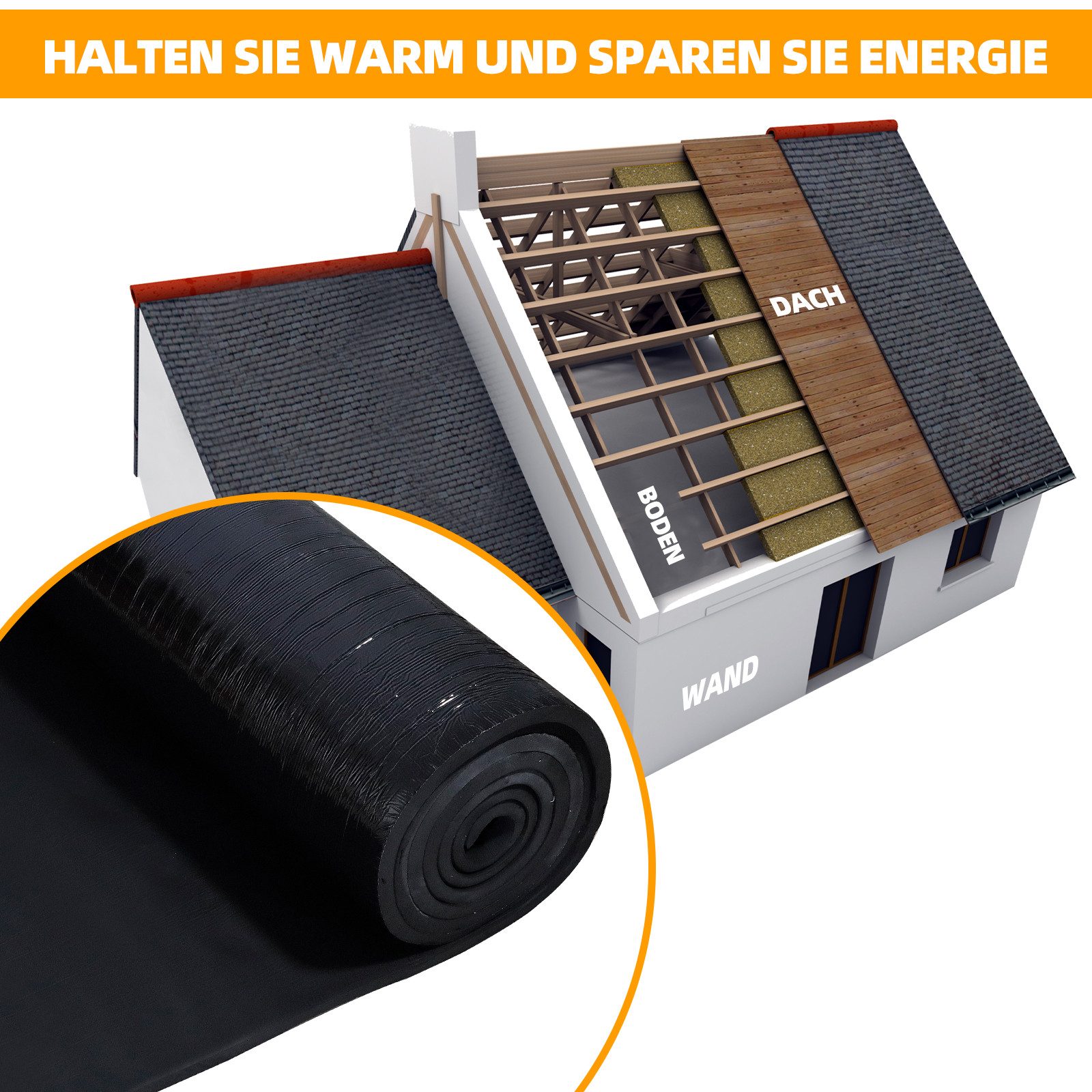 CCLIFE Trittschalldämmfolie Dämmmatte selbstklebend ECM-geprüft Auto Schall günstig online kaufen