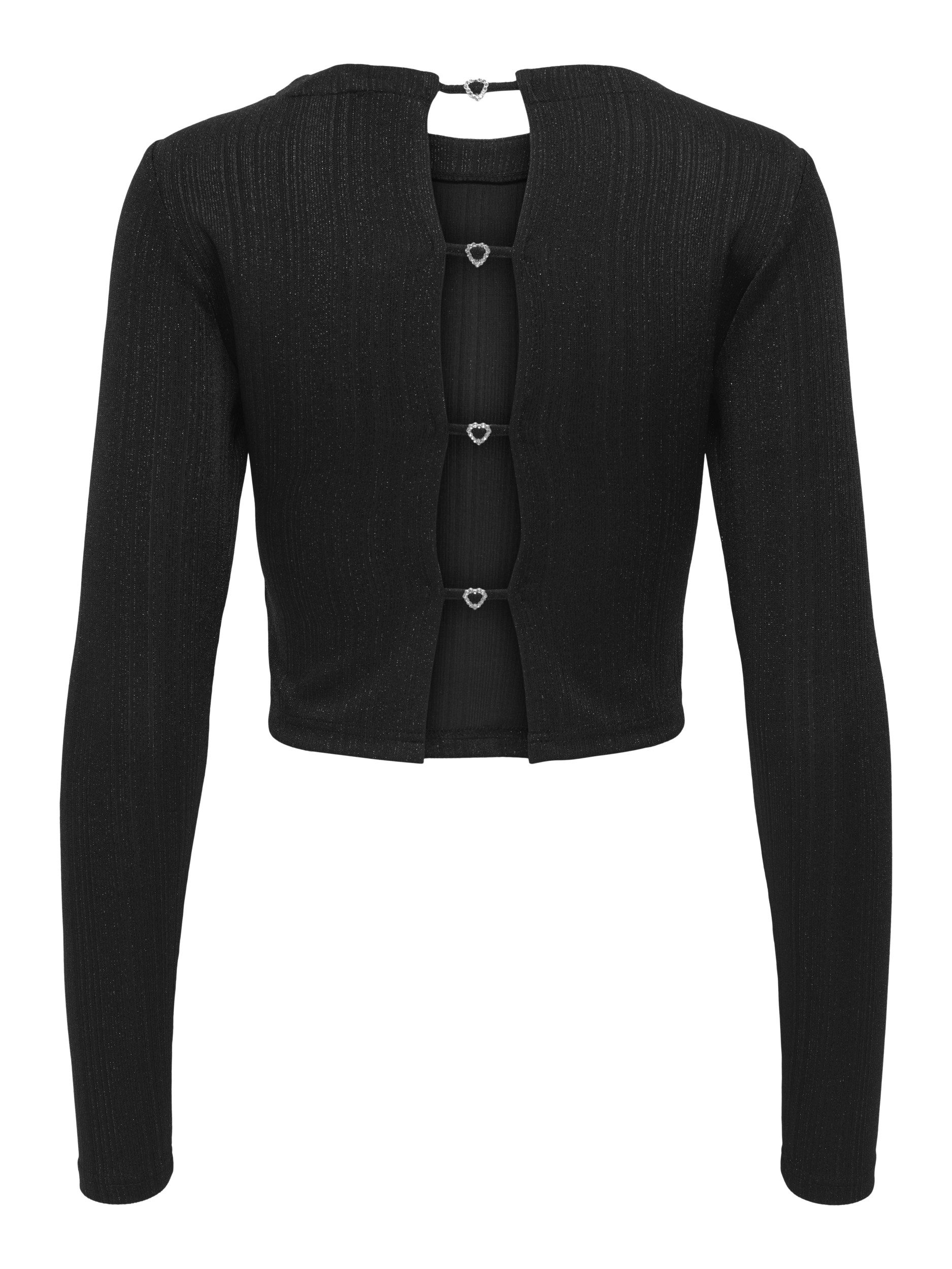 ONLY Langarmshirt ONLLAMINA L/S HEART DETAIL TOP WVN günstig online kaufen