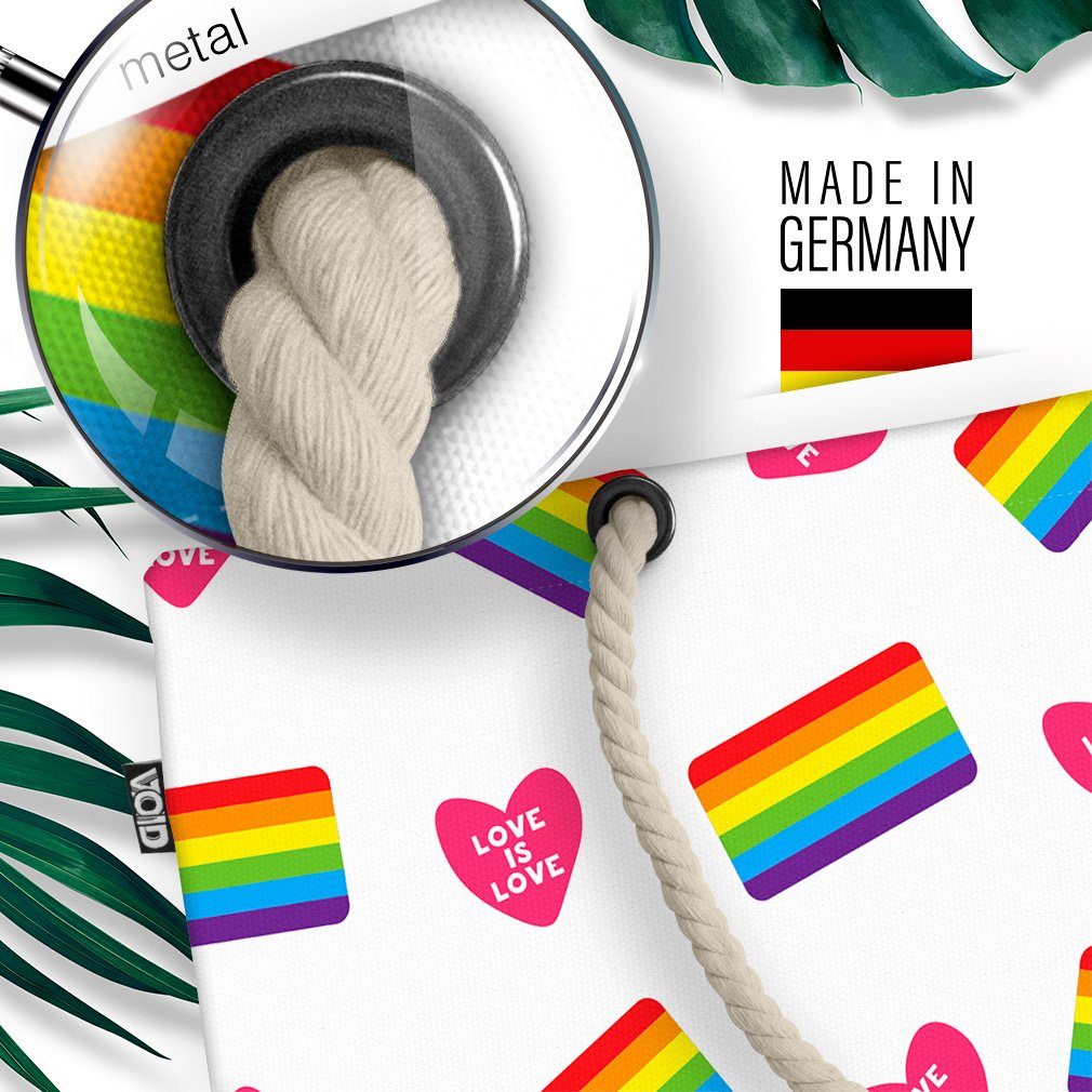 Strandtasche Partner is Gleichheit parade Love LGBTQ pride Love VOID flag Pride Gay (1-tlg), clu