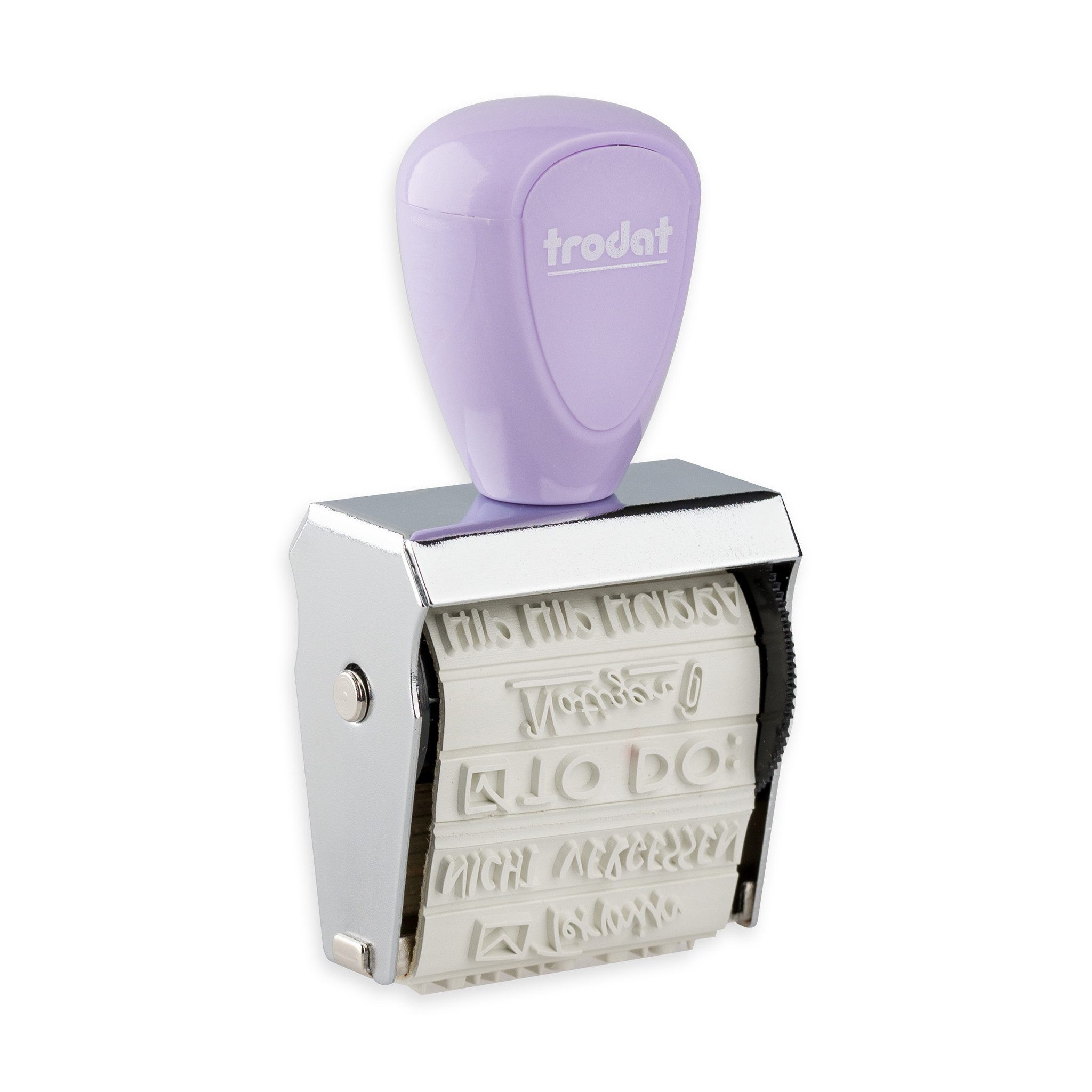 TRODAT TRODAT Creative Stempel SB Text Bullet-Journal / lila Stempelkissen
