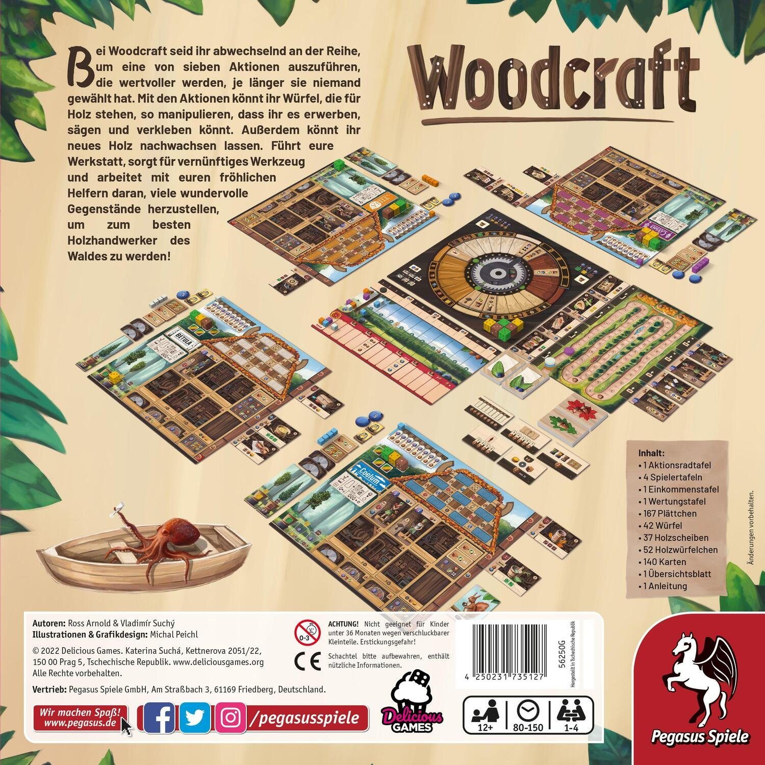 Pegasus Spiele Spiel, Woodcraft