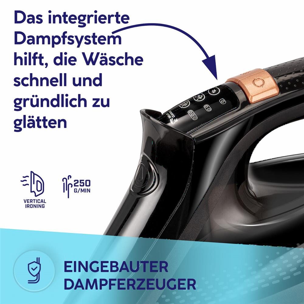 MPM Dampfbügeleisen MPM MZE-30 Dampfbügeleisen 3500 W mit LCD-Display, LCD-Display, 250 g/min Dampfstoß
