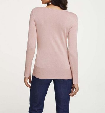 Ashley Brooke by heine Troyer ASHLEY BROOKE Damen Designer-Feinstrickpullover mit Pailletten, puder