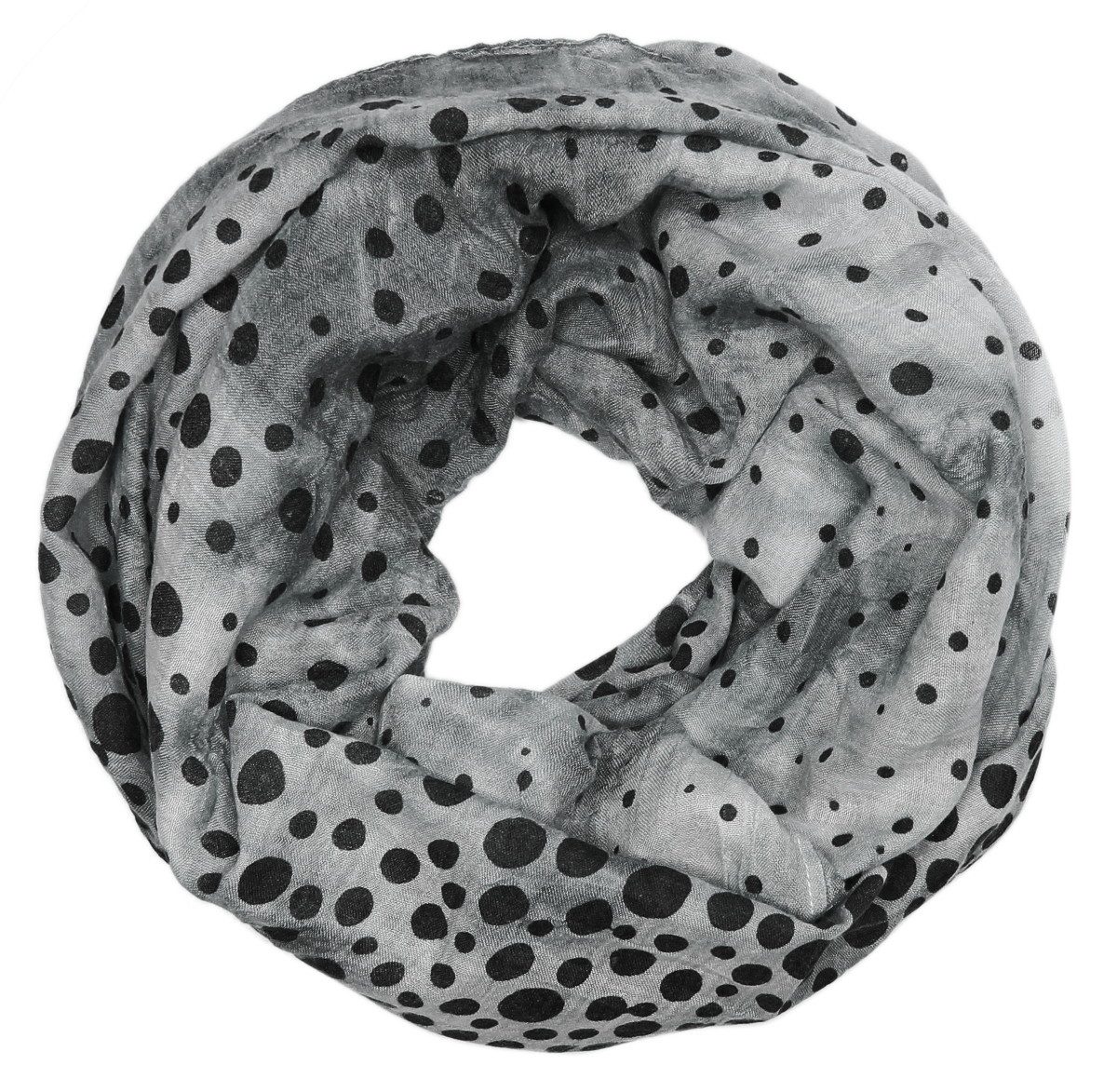 dy_mode Loop Loopschal Gepunktet für Damen in Vintage Optik Schlauchschal C günstig online kaufen