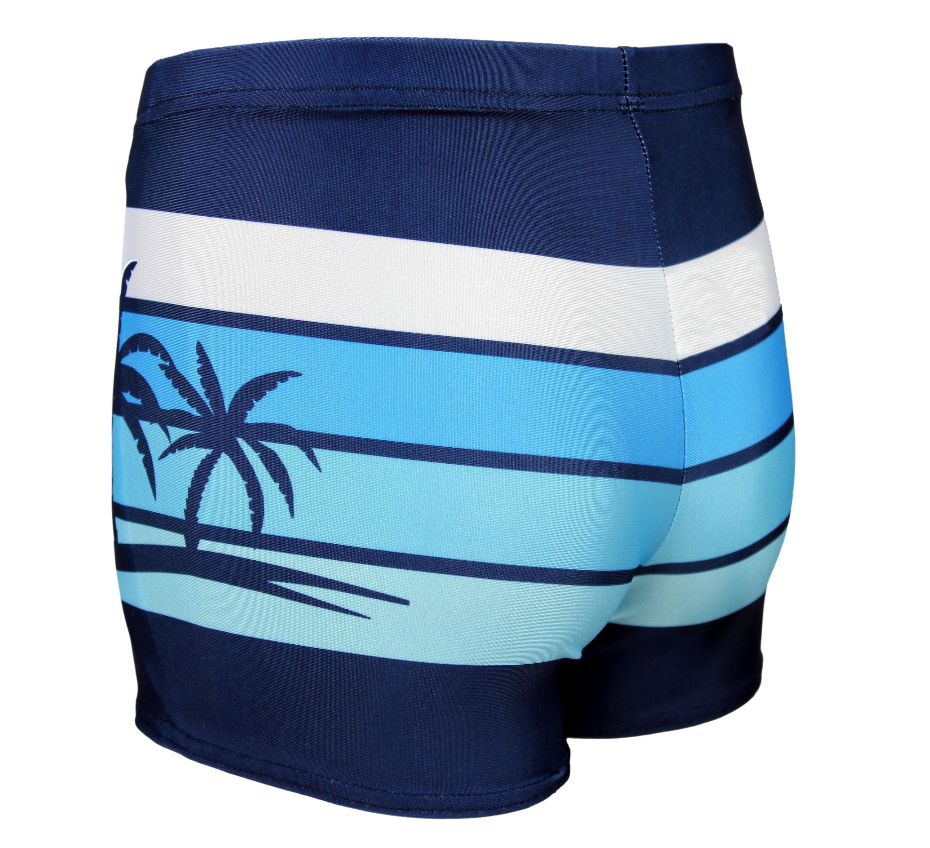 Aquarti Badehose Aquarti Jungen Badehose Gestreift mit Motiven