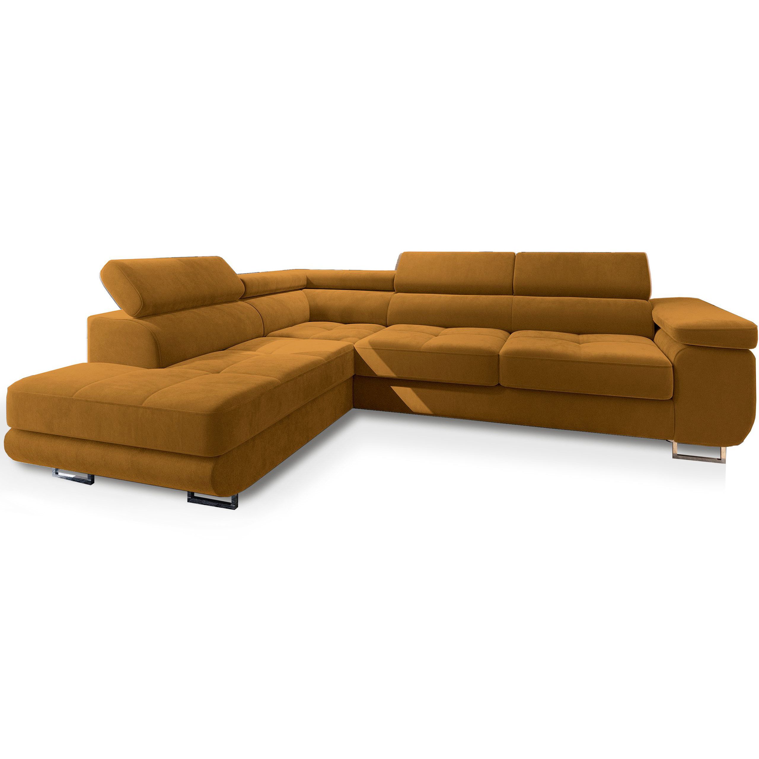 Masseno Ecksofa SELVA mit Schlaffunktion L-Form, Sofa mit Bettkasten günstig online kaufen