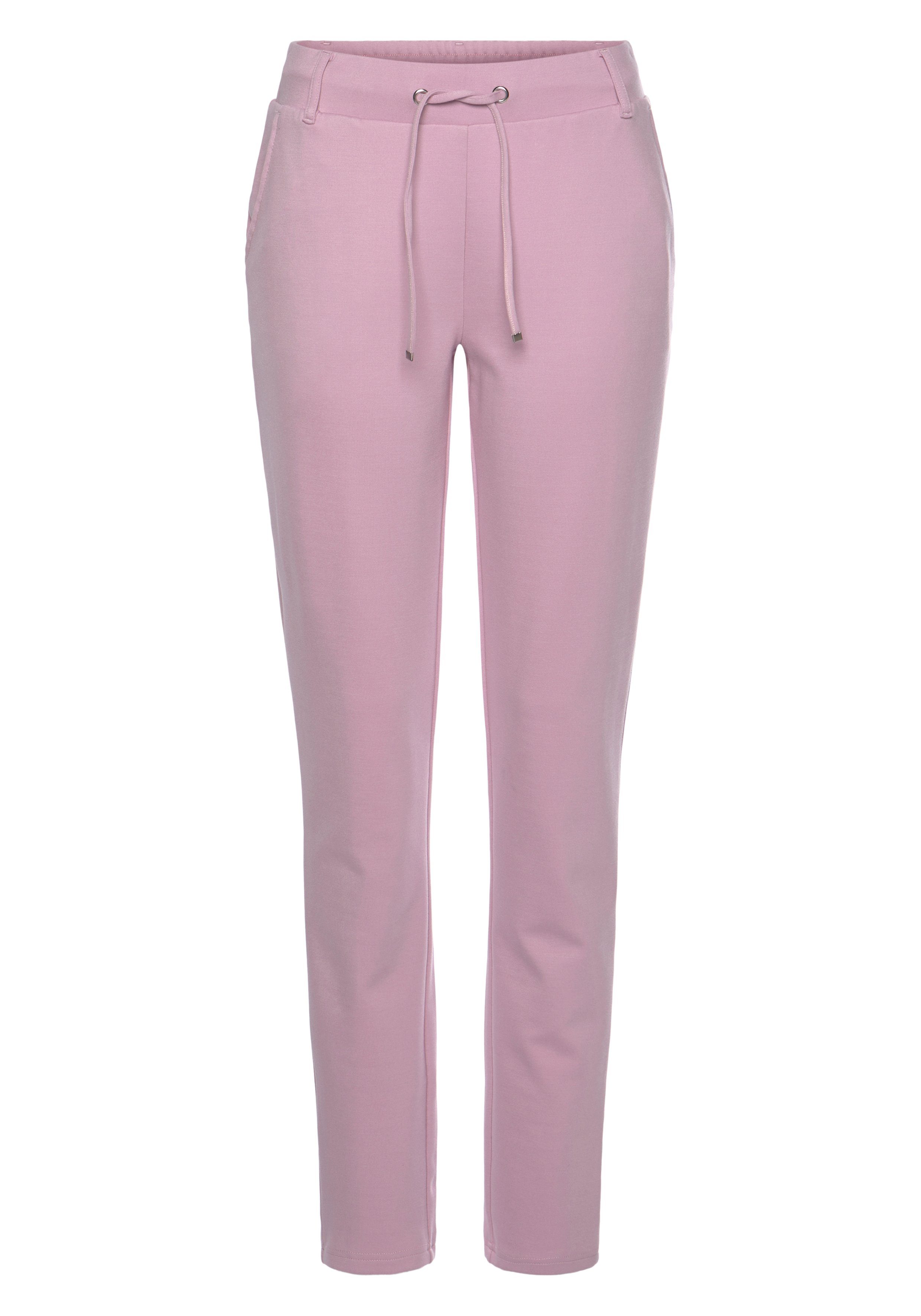 LASCANA Jogger Pants, mit elastischem Bund und Gürtelschlaufen, Loungewear günstig online kaufen