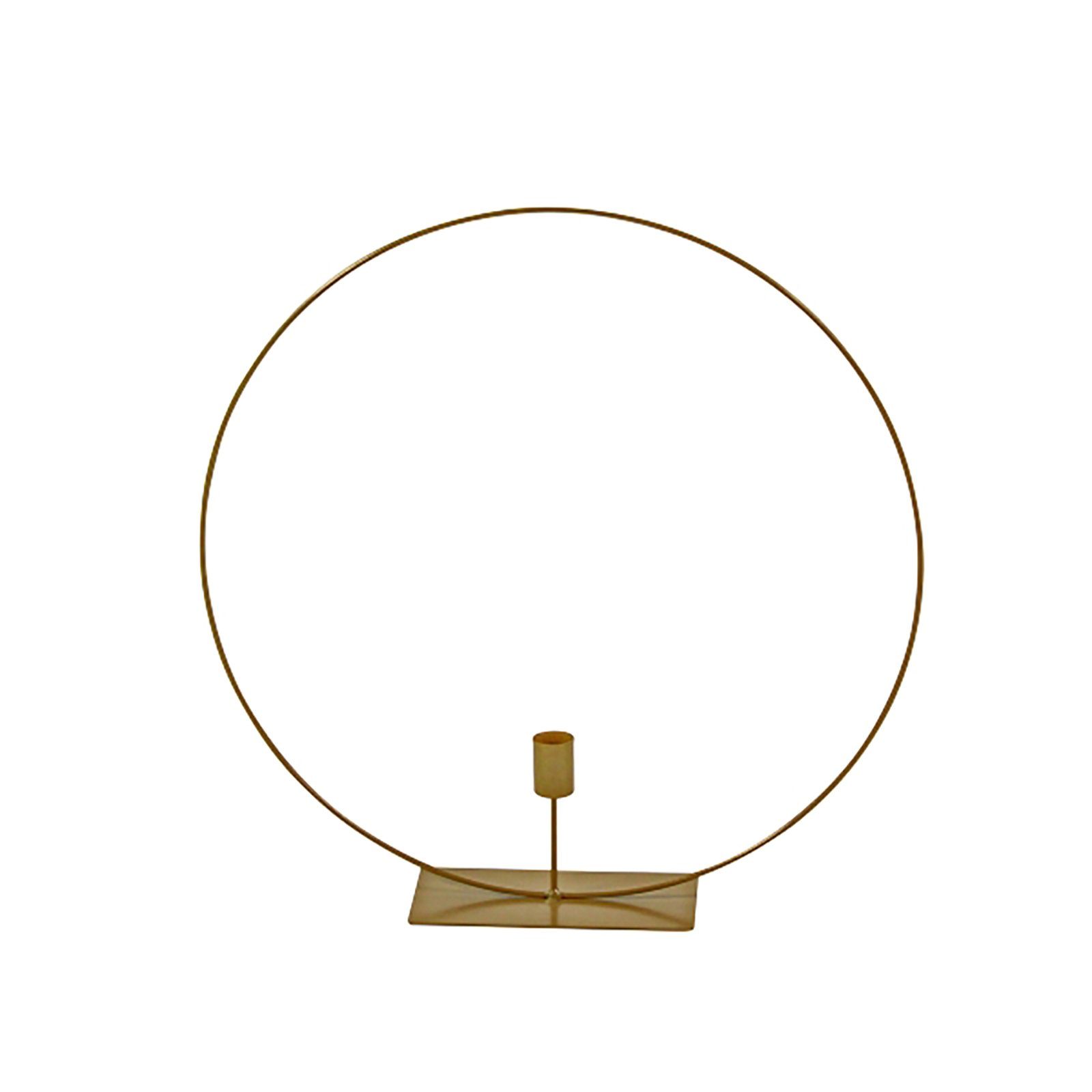 Werner Voß Circle, Metall, Kerzenleuchter gold, cm 40x8x40 Kerzenhalter