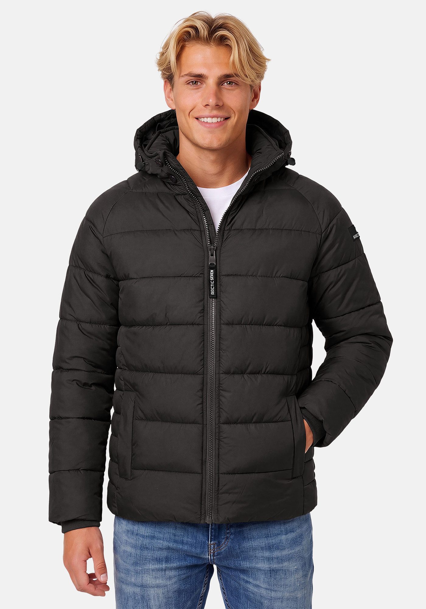Arctic Seven Winterjacke ASRodrii mit warmem Teddyfell und abnehmbarer Kapuze – Bild 2 von 5