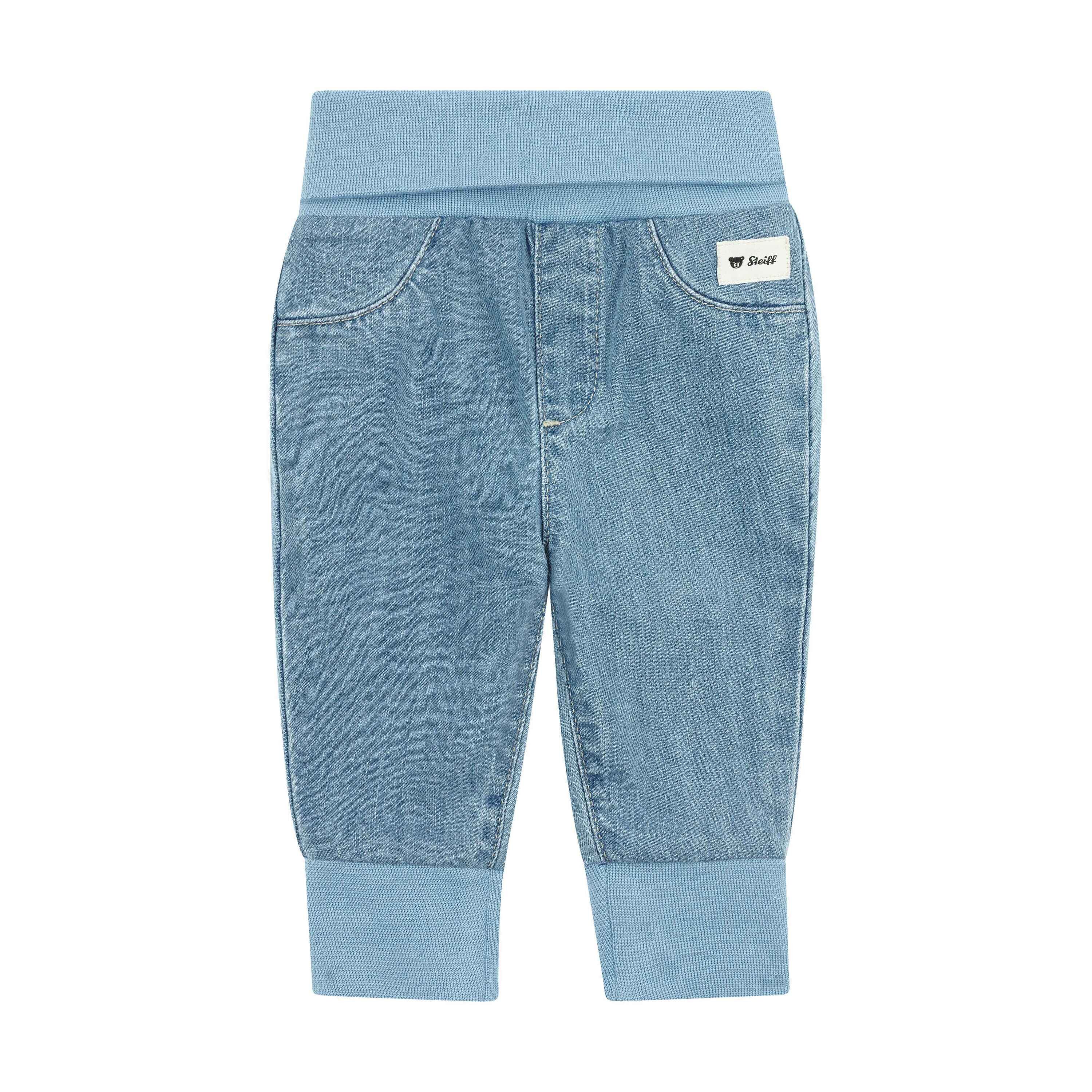 Steiff Regular-fit-Jeans Jeanshose Dinosaur, Softbund