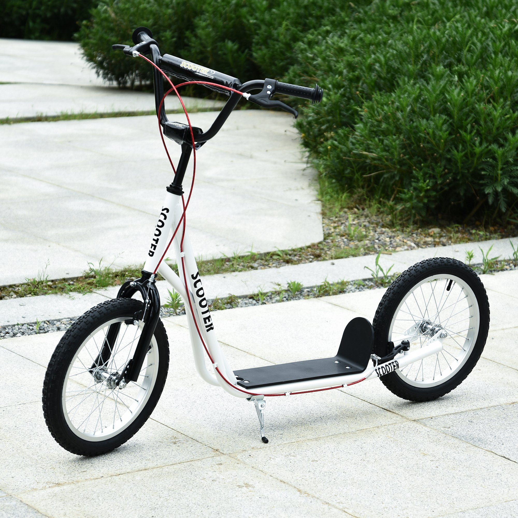 HOMCOM Scooter Kinderscooter mit Handbremse