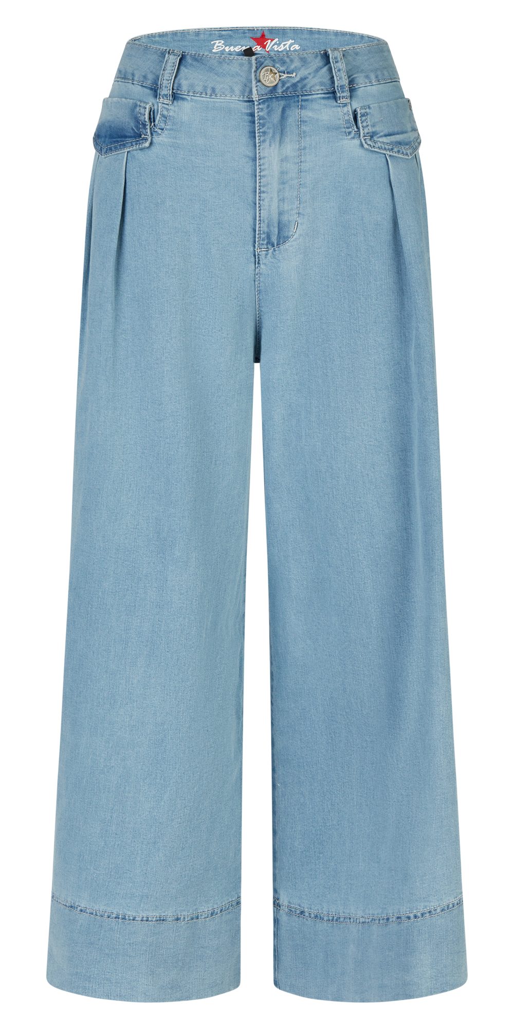 Buena Vista Weite Jeans Caribbean Palazzo - weite Hose Damen - Palazzohose - Wide Leg