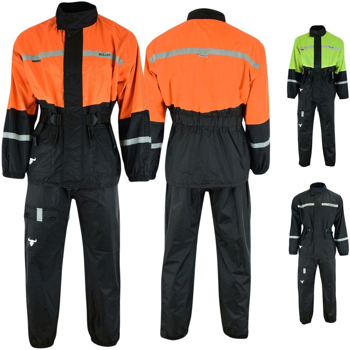 BULLDT Regenoverall BLD-Rainsuit-1 BULLDT Herren Motorrad Regenkombi Regenjacke Regenhose