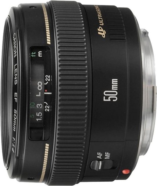 IRIS Canon EF 50mm F1.4 USM Standardobjektiv (58mm Filtergewinde) schwarz Vollformat-Digitalkamera
