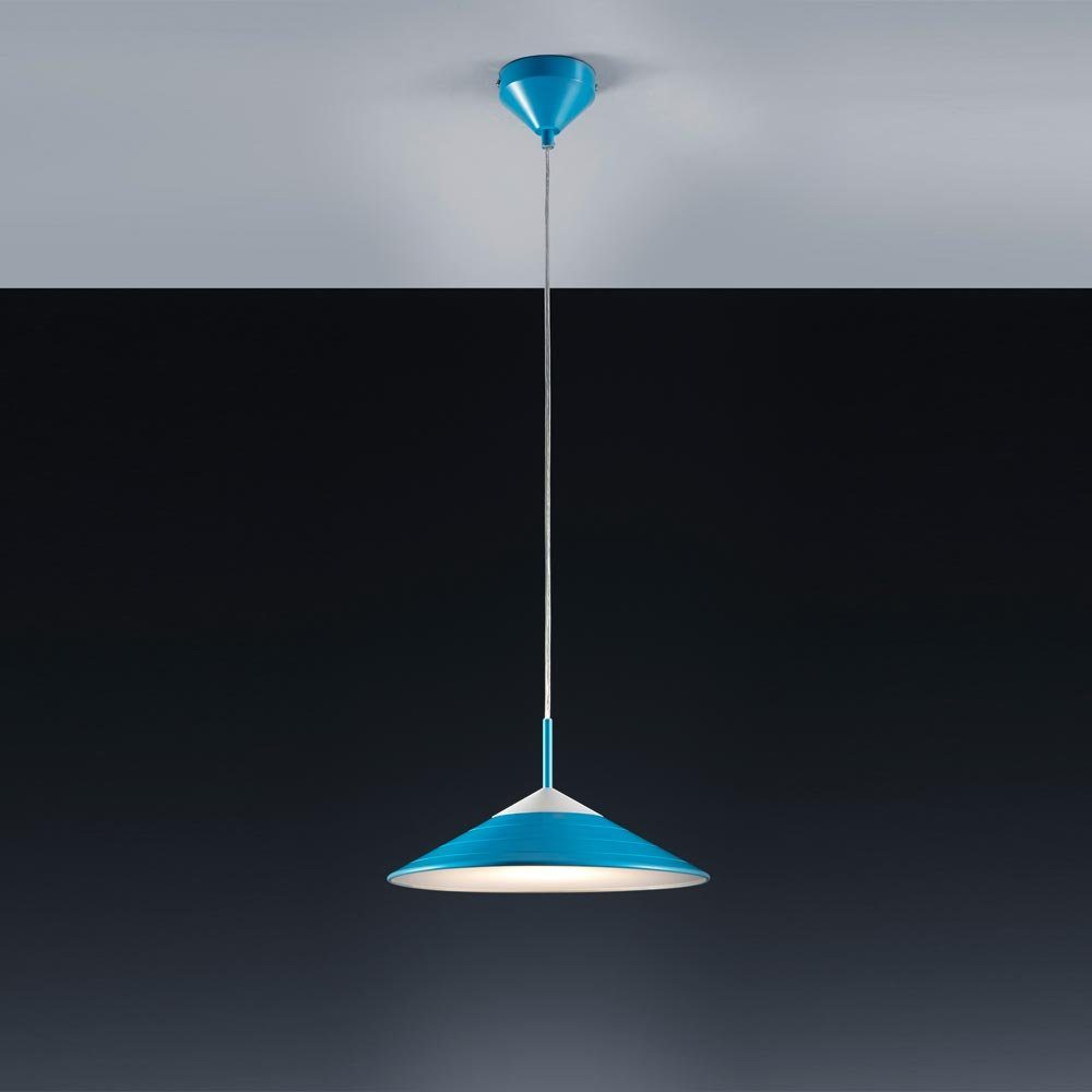 Pendelleuchte Esszimmerlampe E27 Hängelampe LED Hängeleuchte Warmweiß, inklusive, Leuchtmittel Reality Leuchten blau Pendelleuchte,
