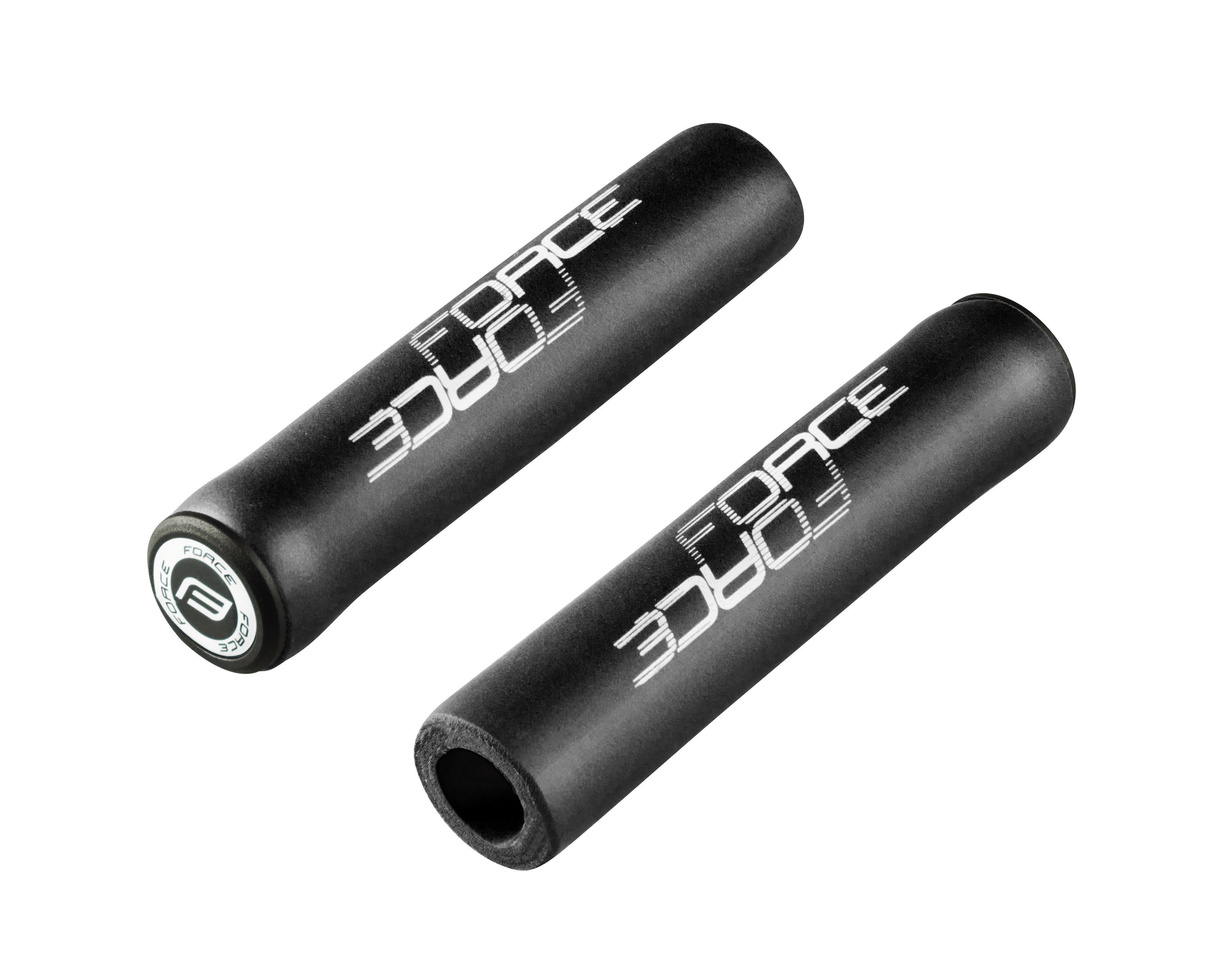 Fahrradlenkergriff Griffe FORCE LOX Silikon, schwarz, verpackt