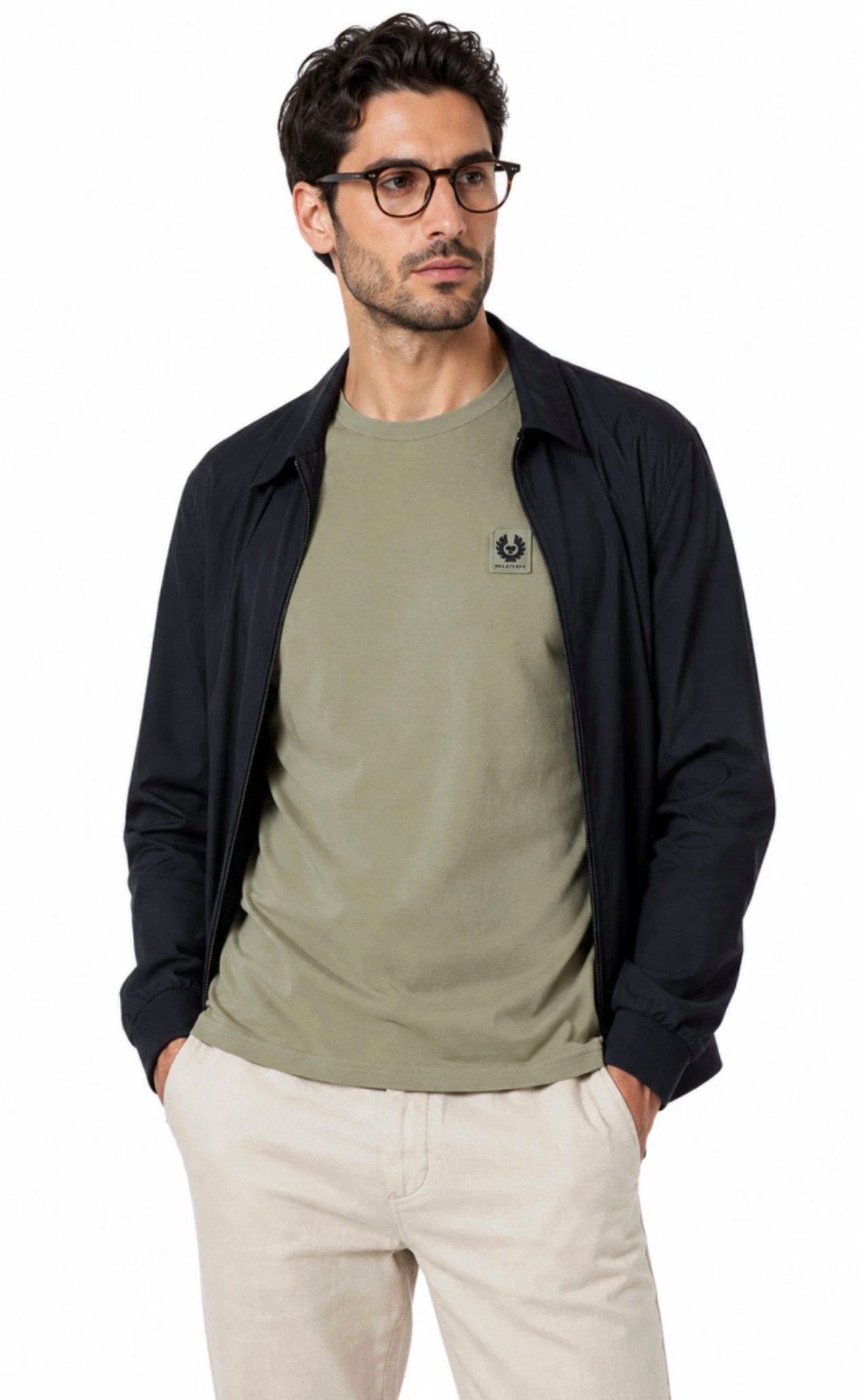 Belstaff T-Shirt Herren England 1924 Phoenix Logo Retro Regular Fit