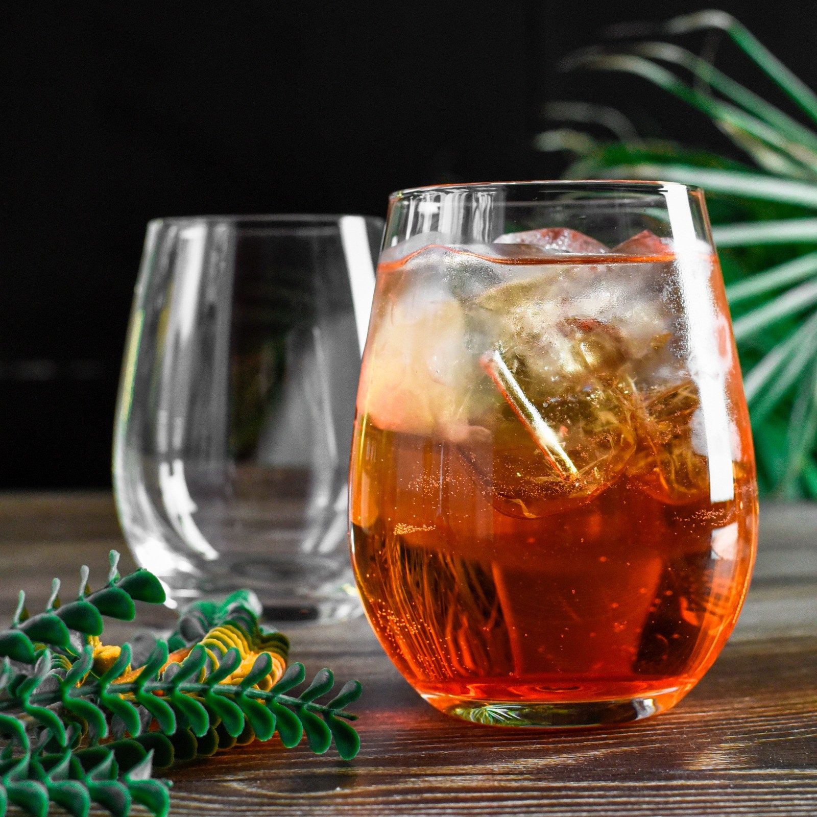 Sendez Glas 6 Trinkgläser 570ml Wassergläser Saftgläser Cocktailgläser, 6-tlg., Glas