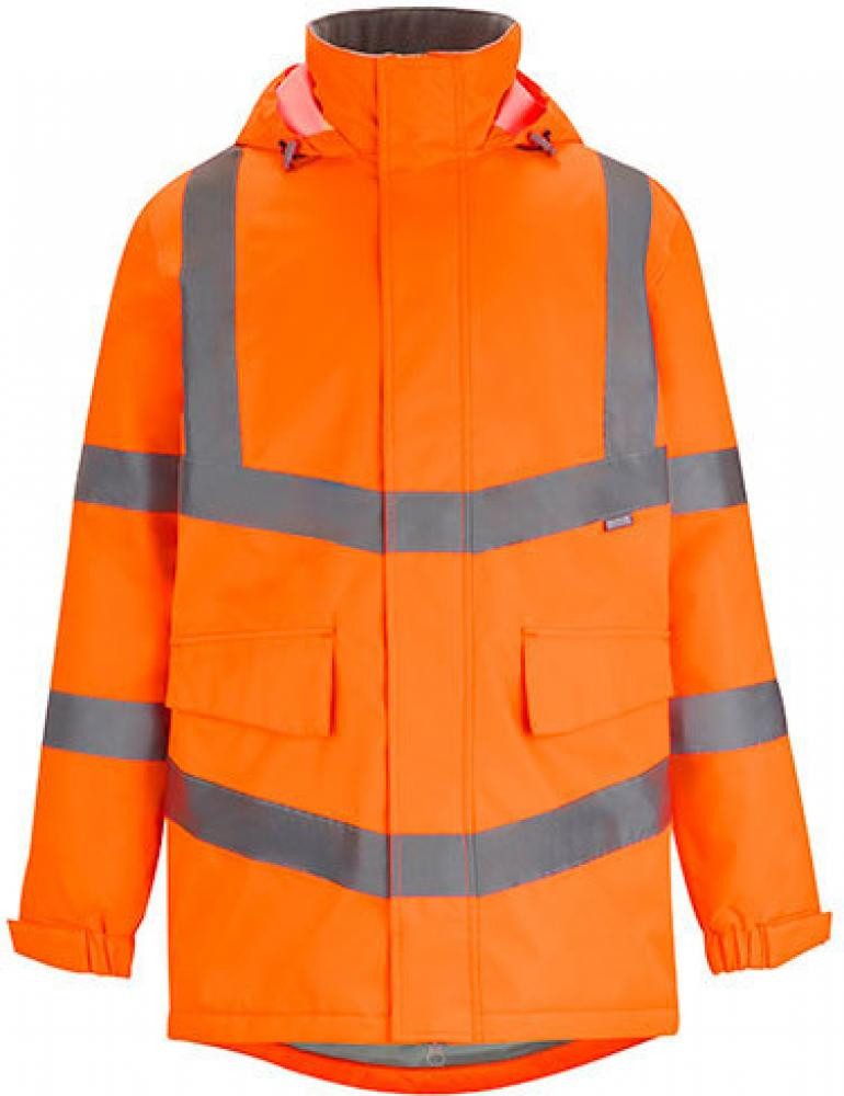 Arbeitsjacke Hi-Vis Pro Contract Dover Parka Sicherheits-Jacke